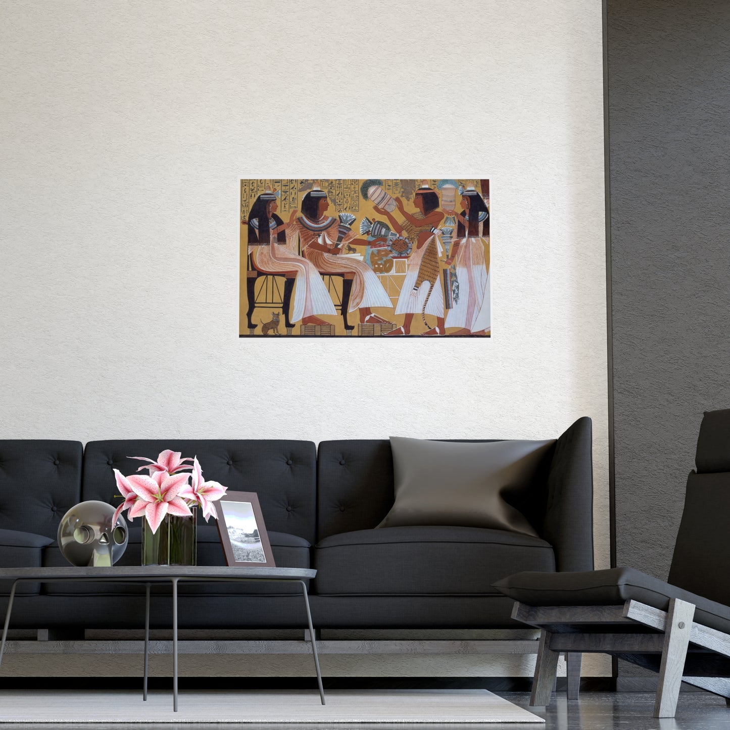 Ipuy and Wife Receive Offerings from Their Children - Wall Print