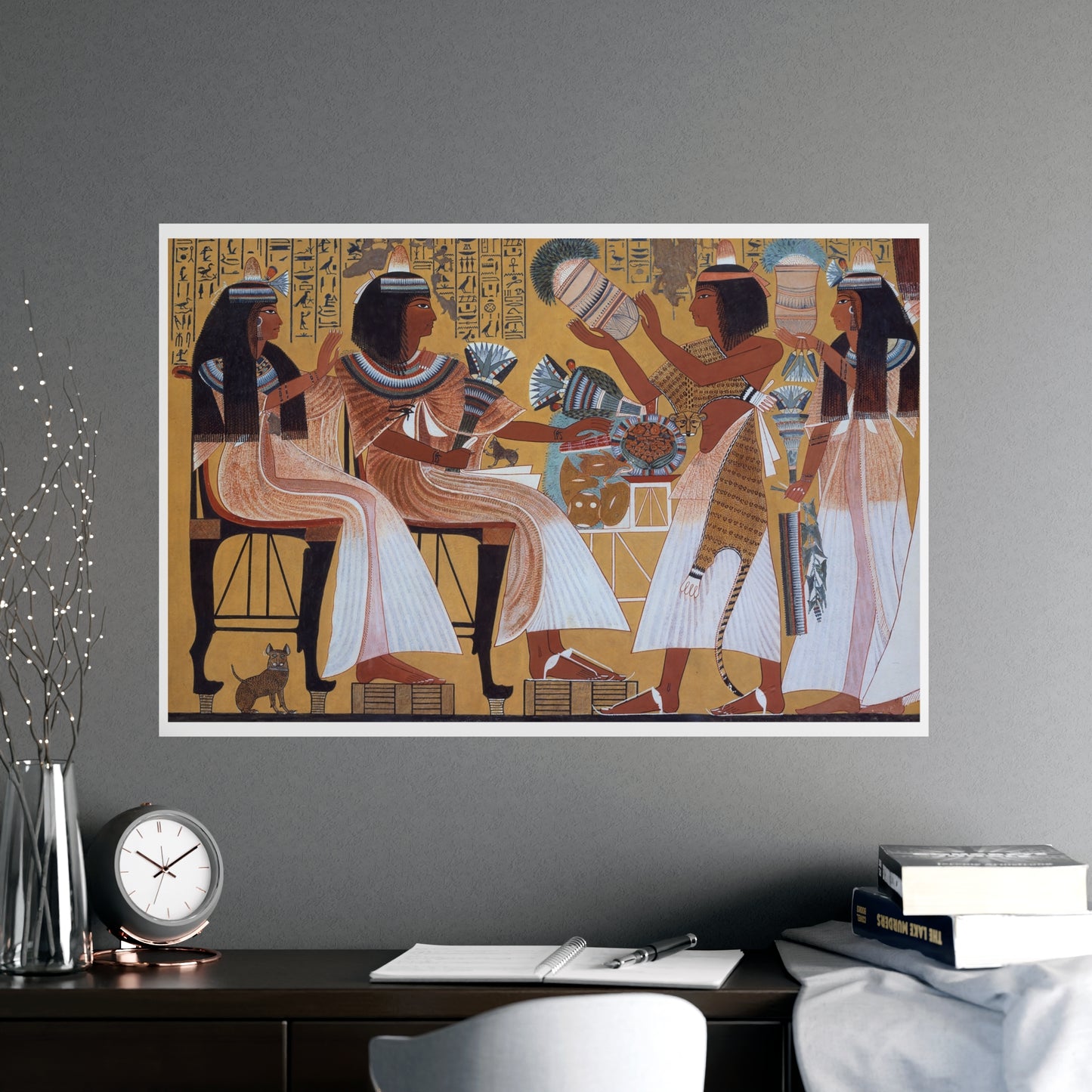 Ipuy and Wife Receive Offerings from Their Children - Wall Print