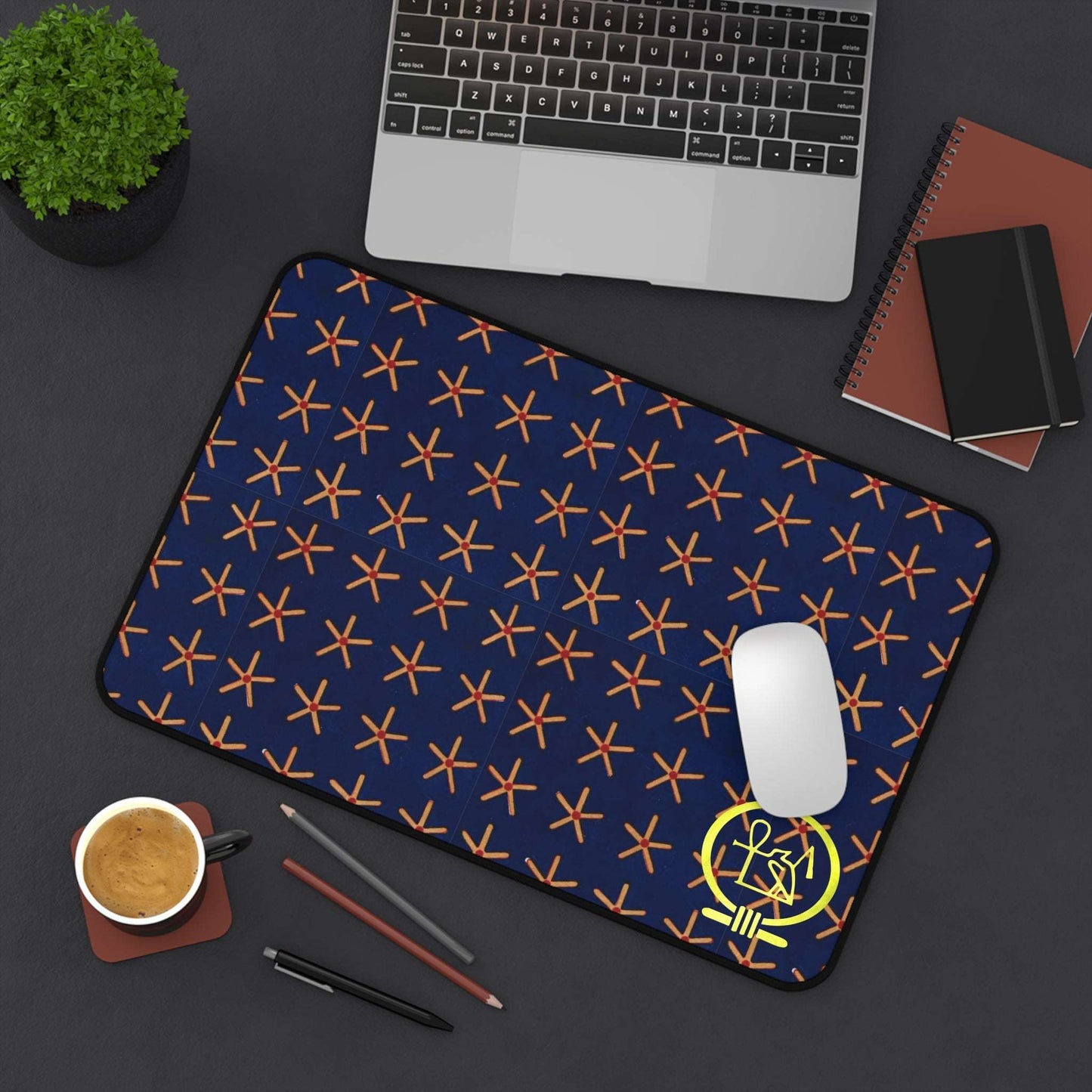 Ancient Egyptian Starry Sky Desk Mat