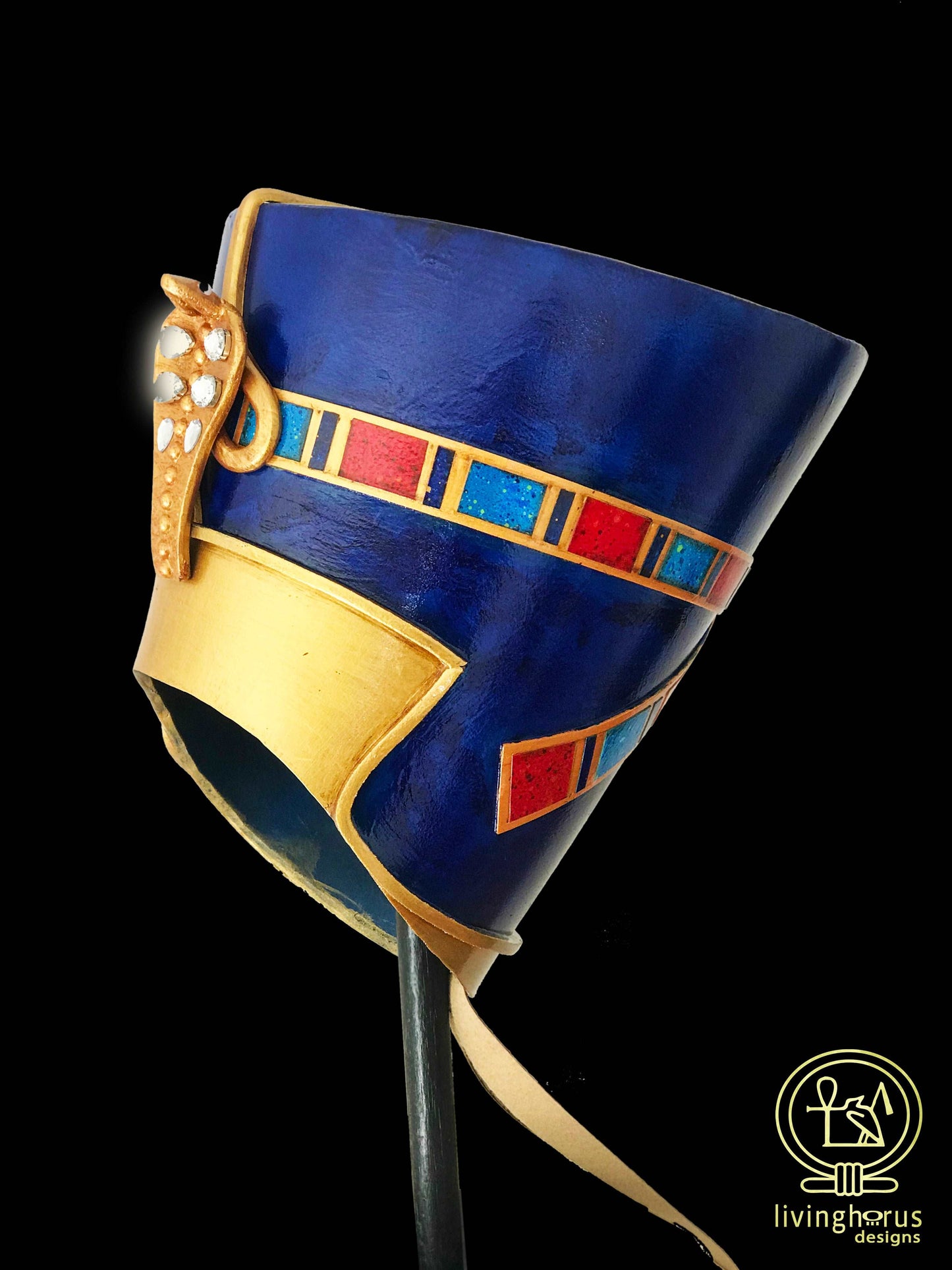 Ancient Egyptian Queen Nefertiti Crown, Headdress