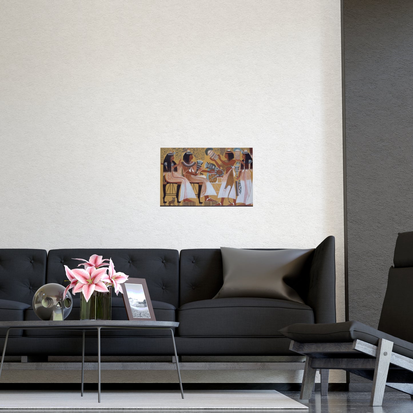 Ipuy and Wife Receive Offerings from Their Children - Wall Print