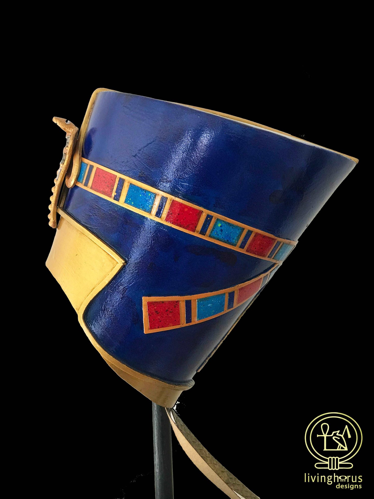 Ancient Egyptian Queen Nefertiti Crown, Headdress