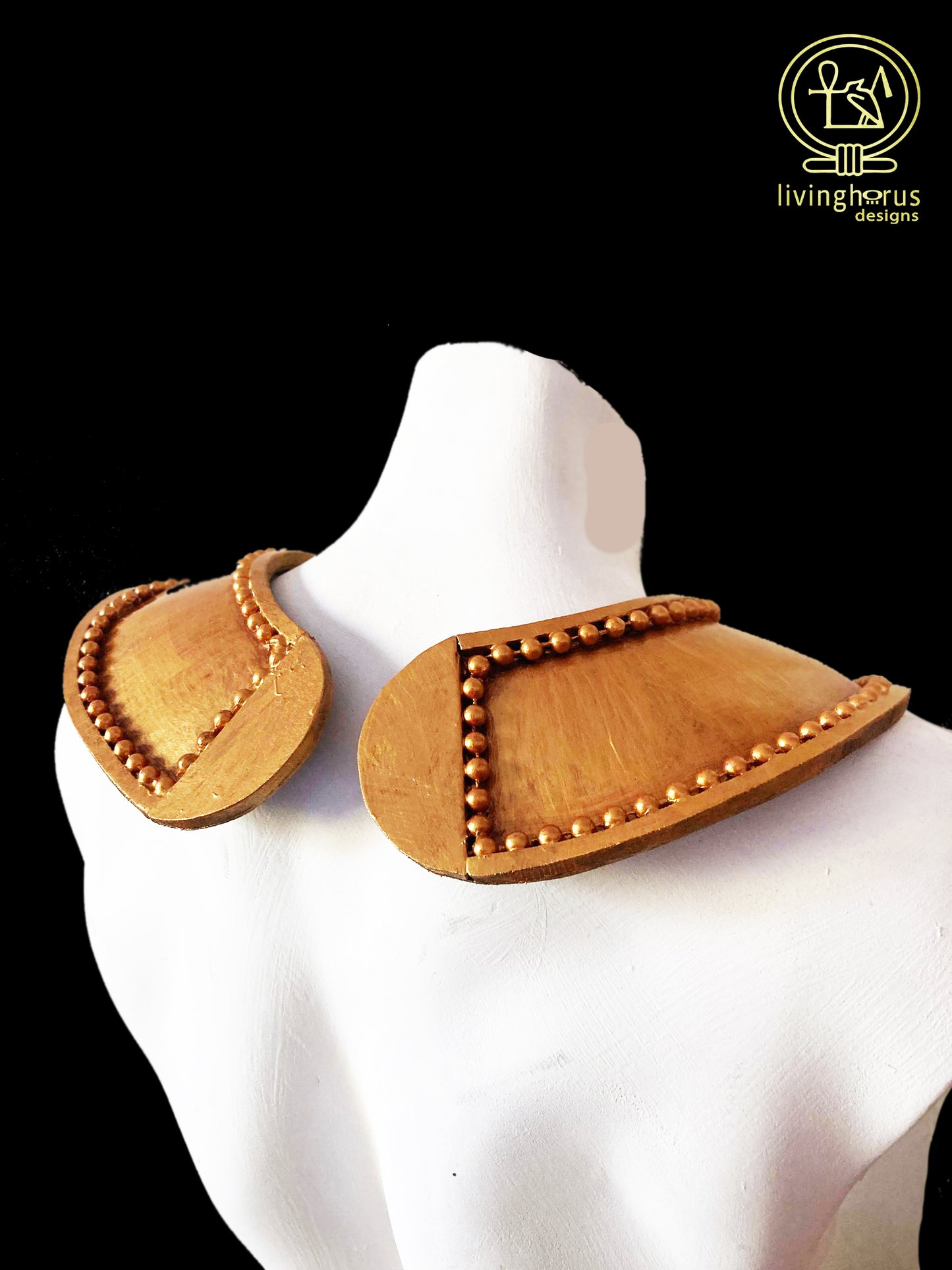 Golden Ancient Egyptian Tutankhamun Usekh Collar - King Tut