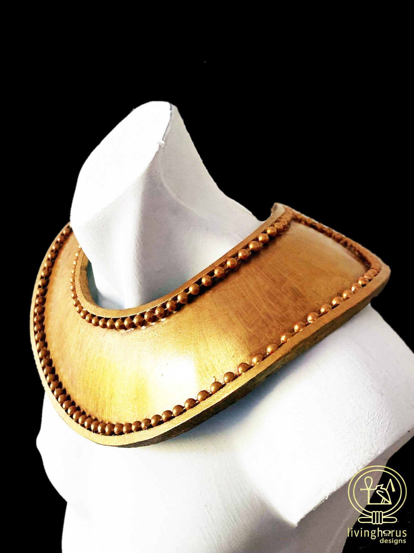Golden Ancient Egyptian Tutankhamun Usekh Collar - King Tut