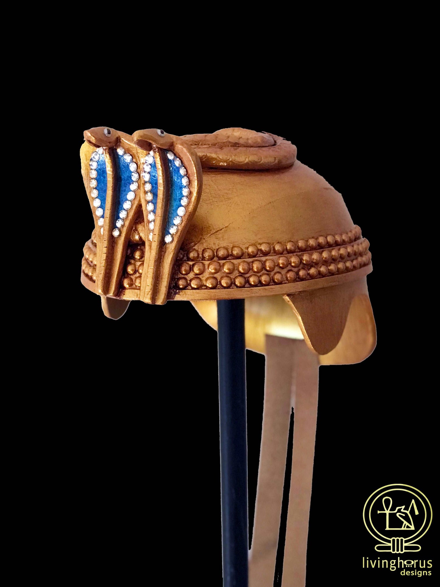 Ancient Egyptian Crown of Pharaoh Taharqa / Kushite King