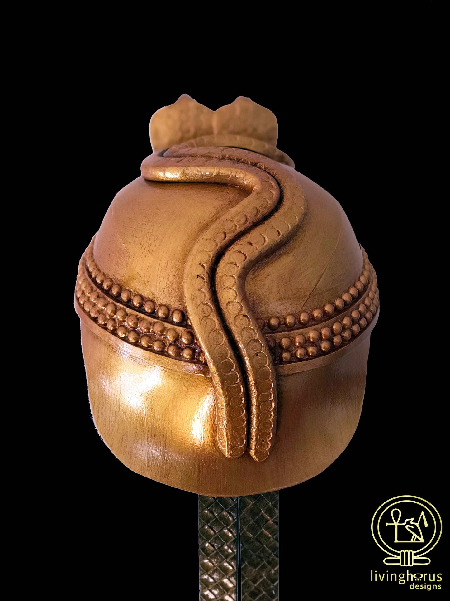 Ancient Egyptian Crown of Pharaoh Taharqa / Kushite King