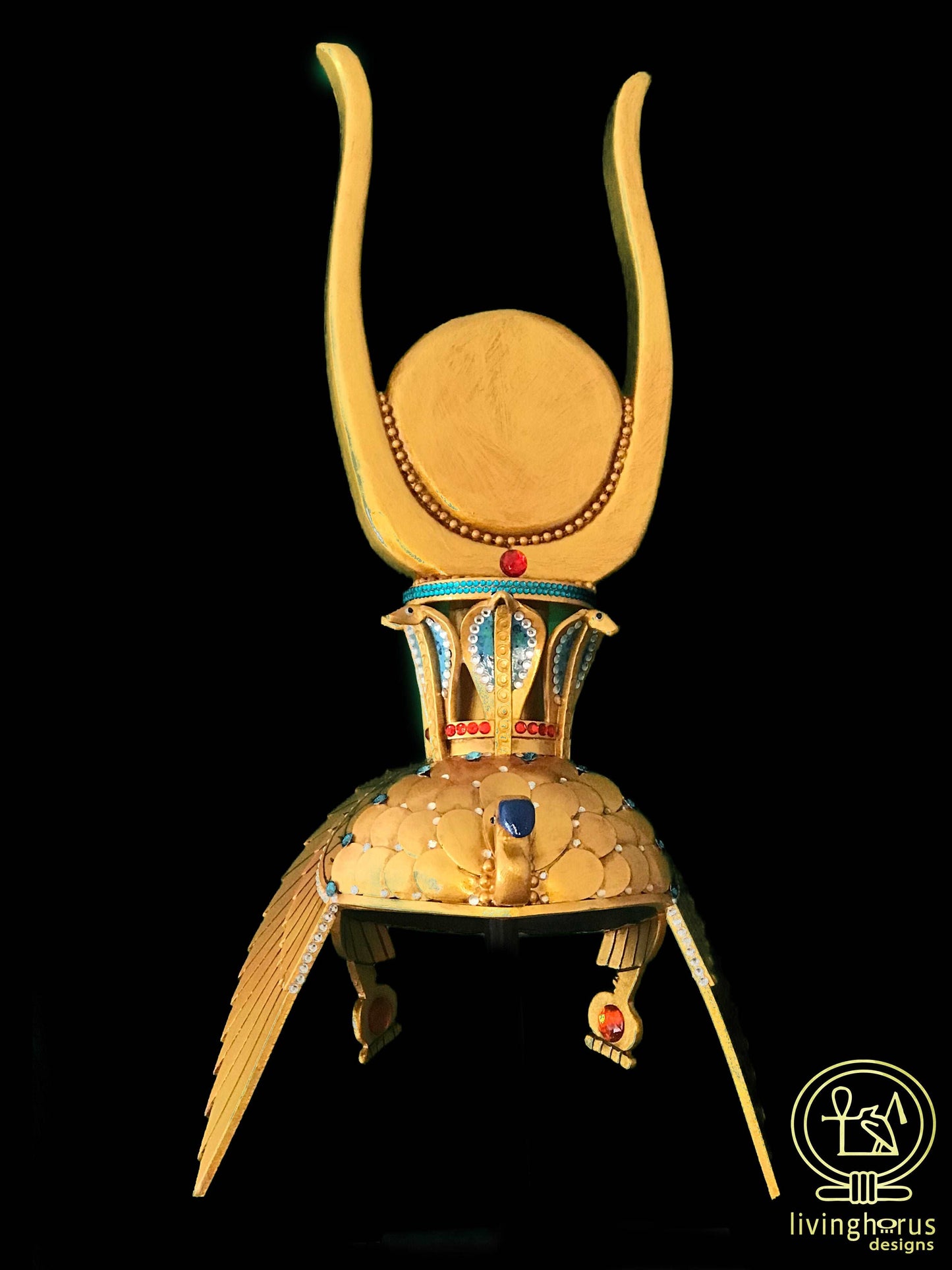 Crown of the Ancient Egyptian Goddess Hathor