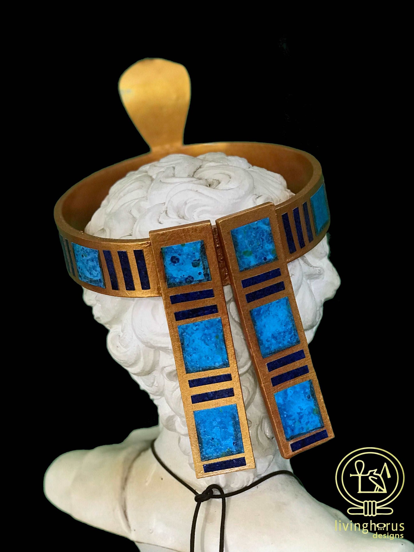 Ancient Egyptian Pharaoh Cobra Crown, headband.
