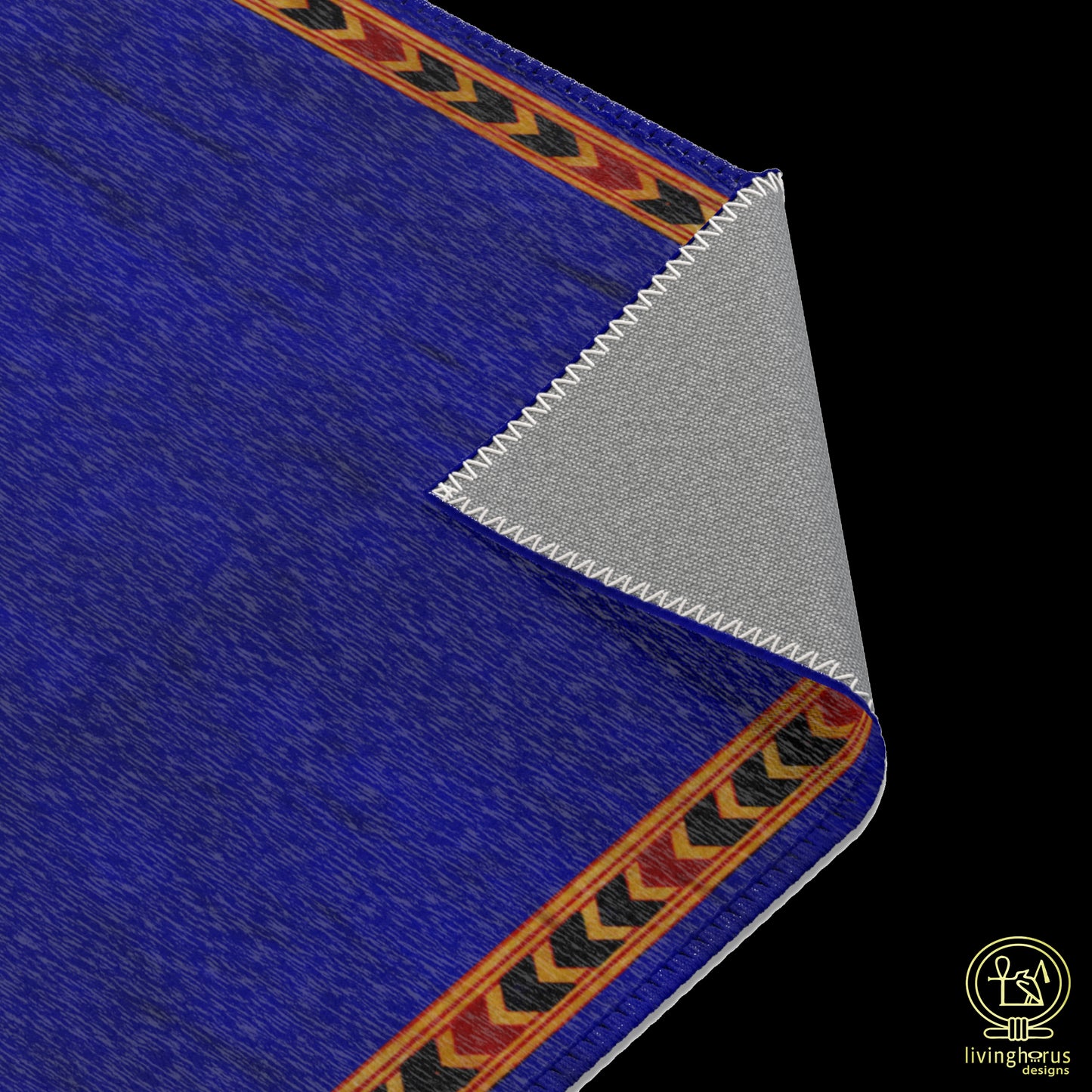 Unique Egyptian Lapis Lazuli Meditation Rug