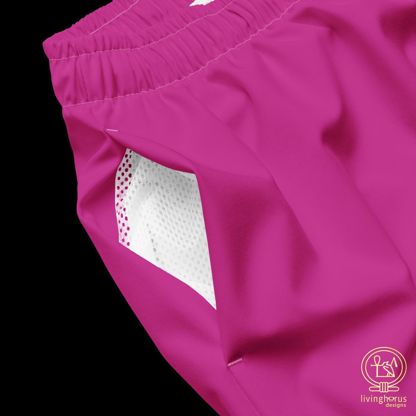 Egyptian Eye of Horus Swim Trunks - Magenta