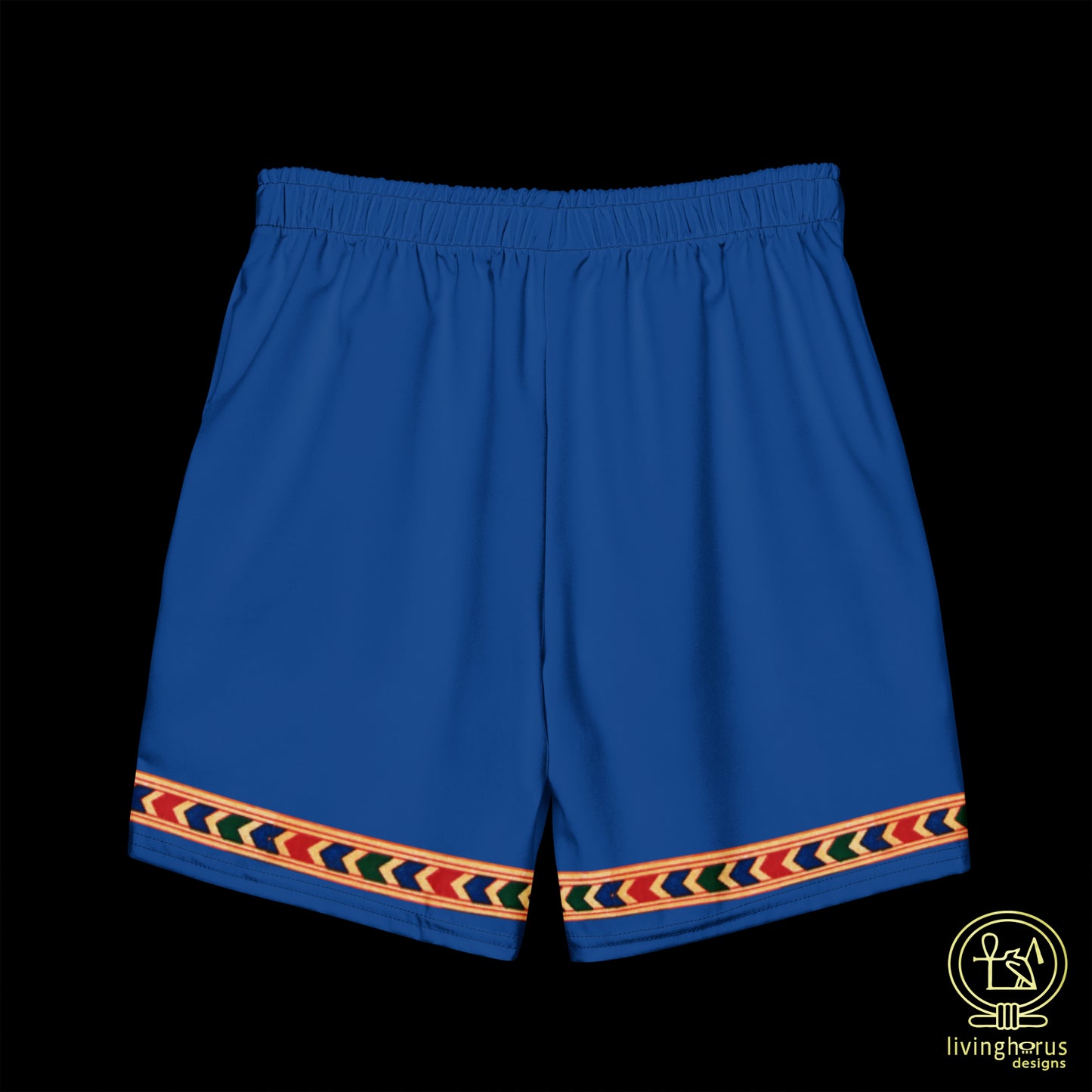 Egyptian Eye of Horus Swim Trunks - Lapis