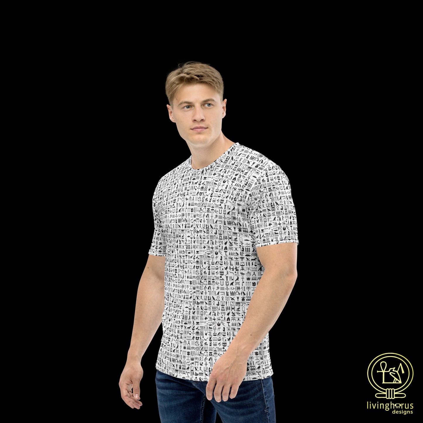 White Hieroglyph T-Shirt