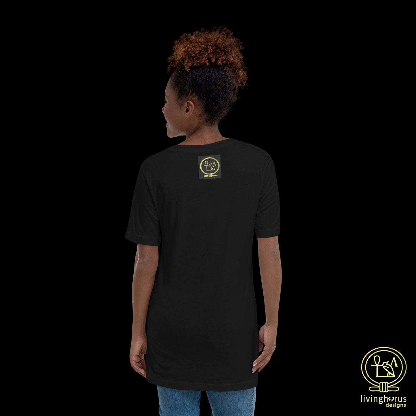 Egyptian Akhenaten & Nefertiti V-Neck T-Shirt