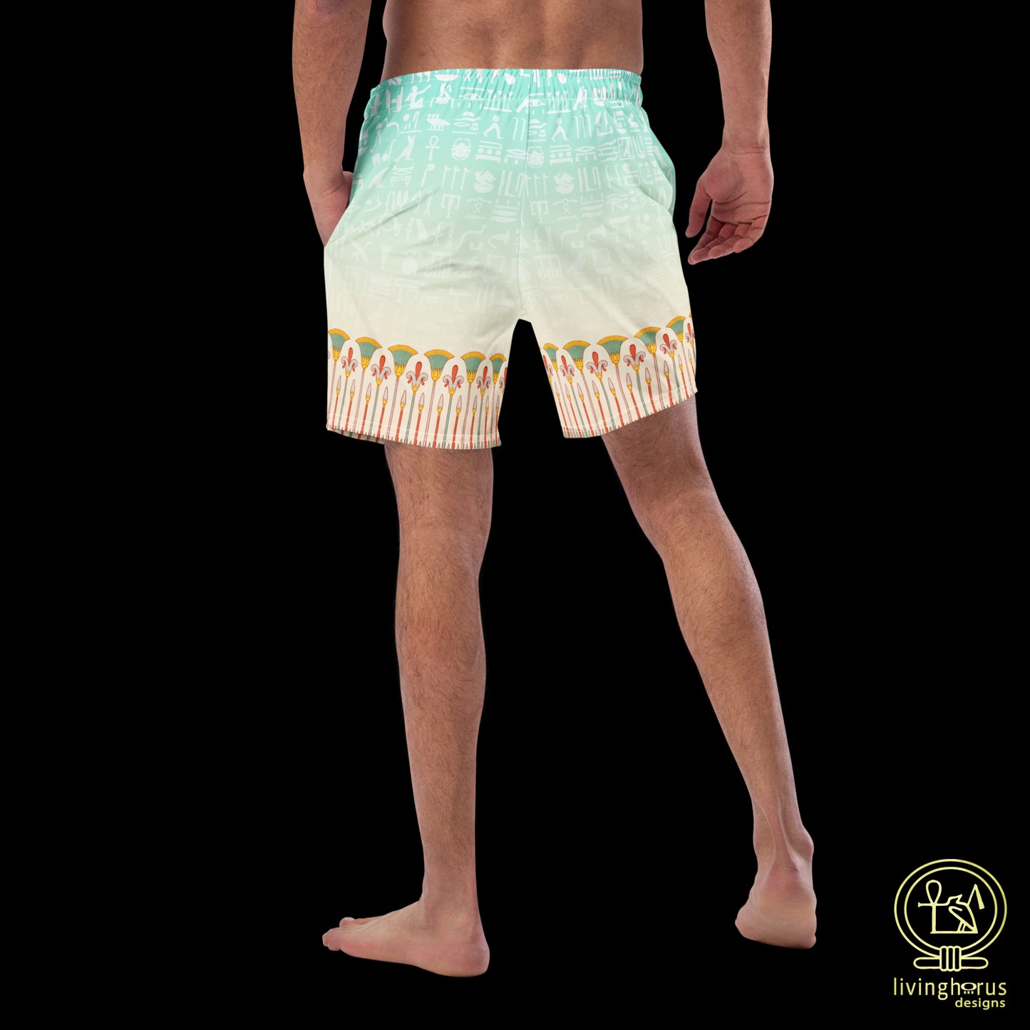 Egyptian Papyrus Thicket Swimming Trunks