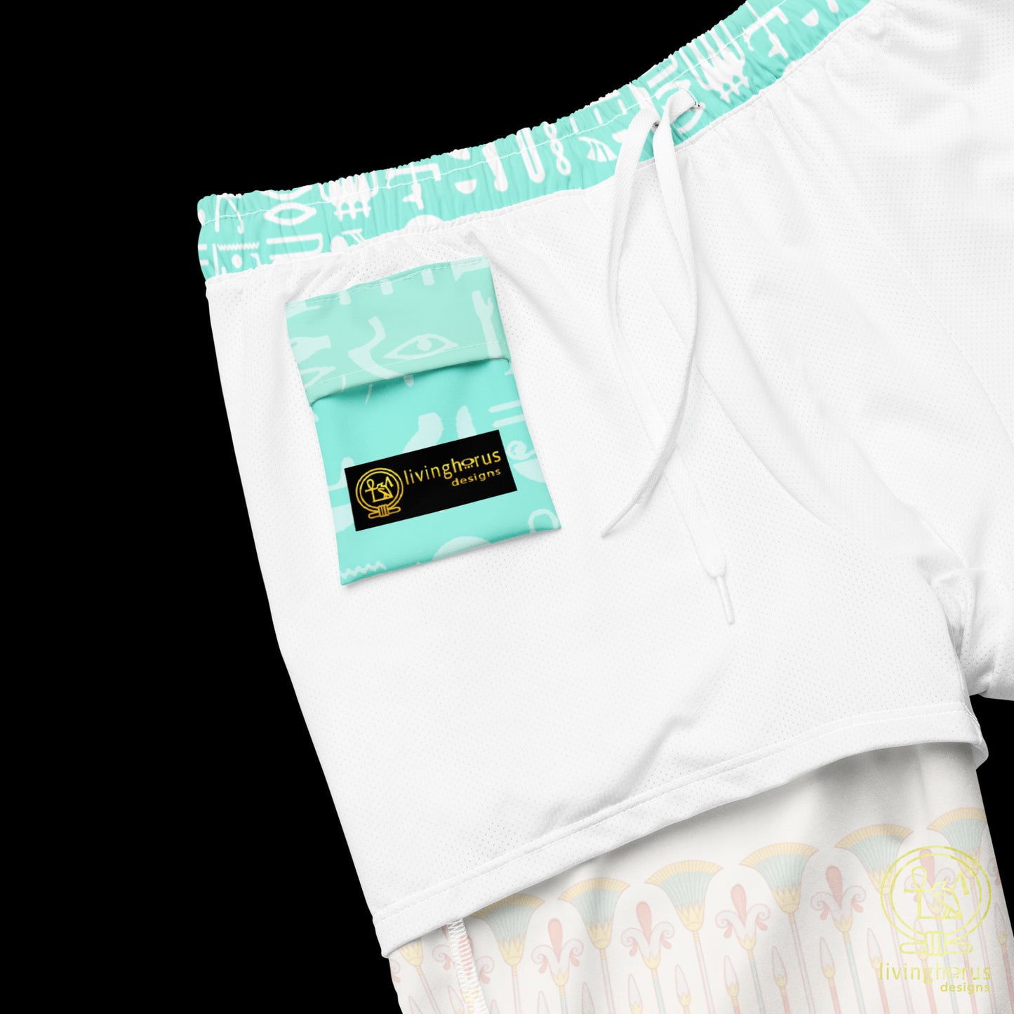 Egyptian Papyrus Thicket Swimming Trunks