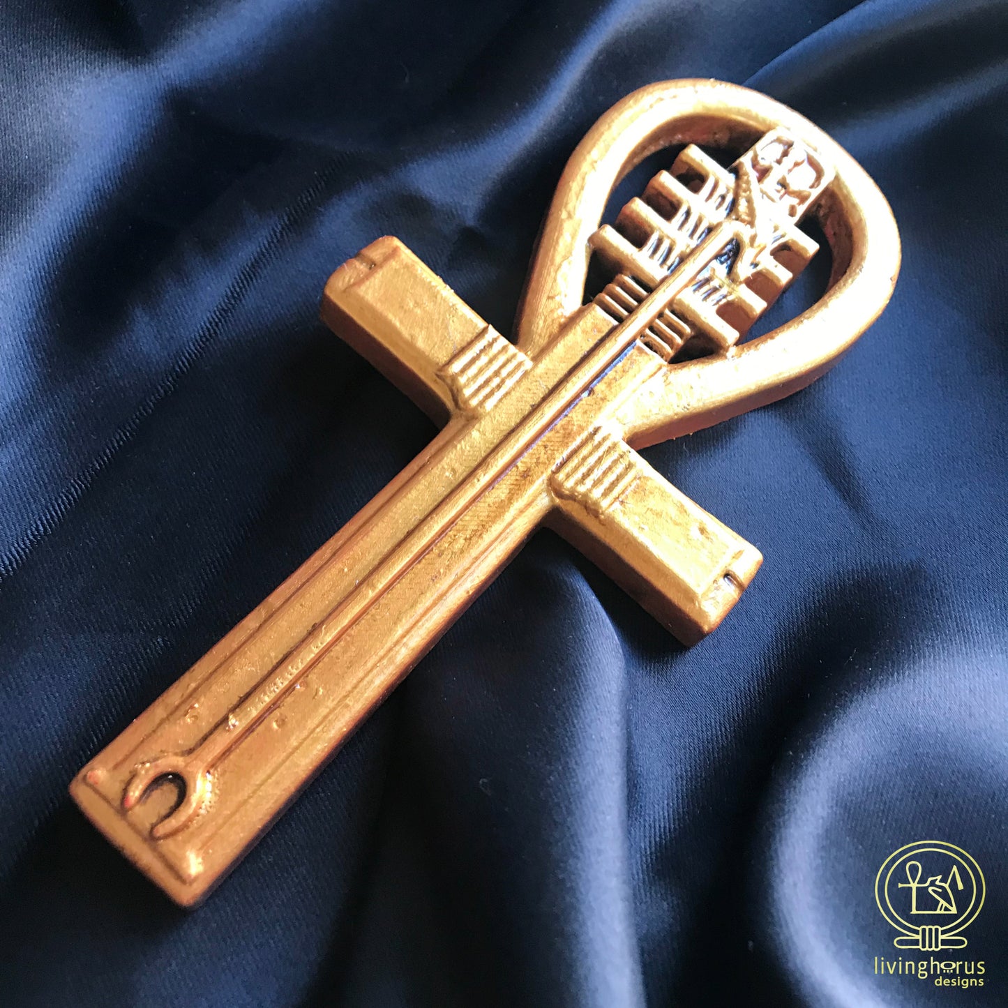 Ancient Egyptian Ankh Djed Was Ritual Item, Amulet, Statue