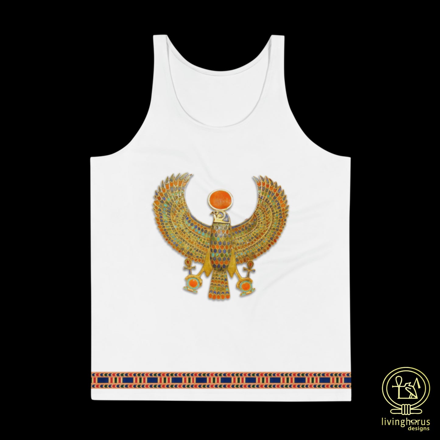 White Ra-Horakhti, Sun God Tank Top