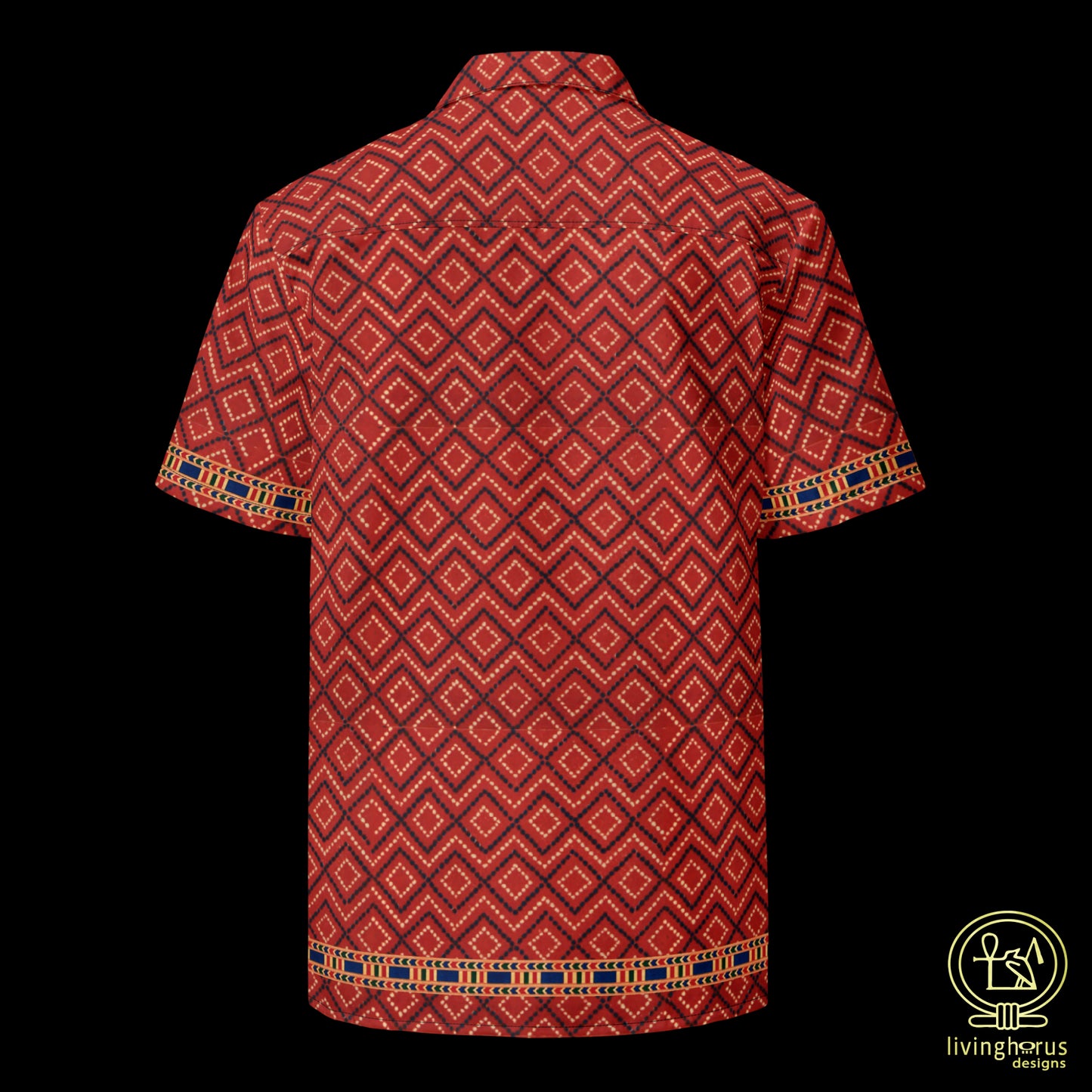 Egyptian Terracotta Hawaiian Shirt