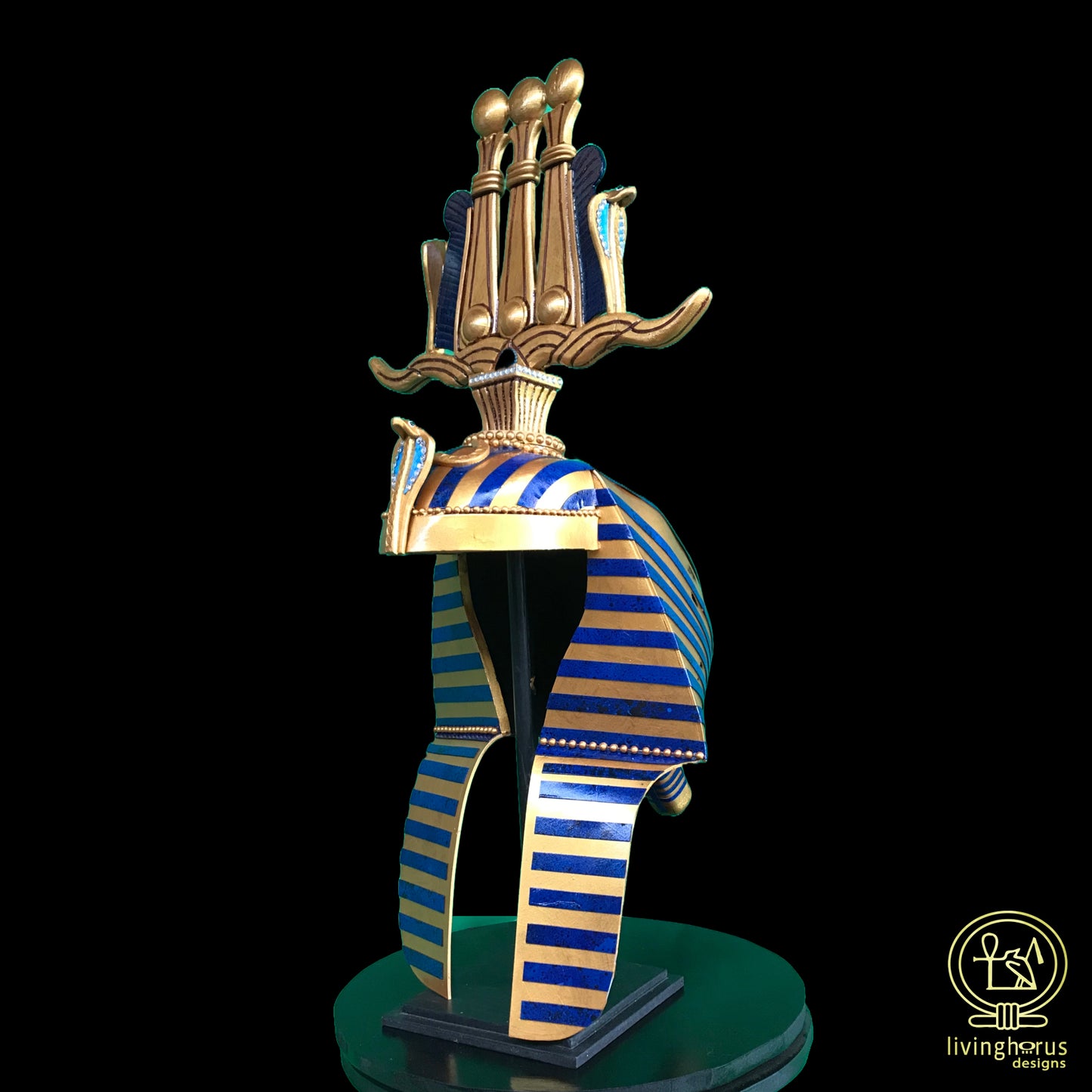 Ancient Egyptian Pharaoh Tutankhamun Hemhem Crown, King Tut