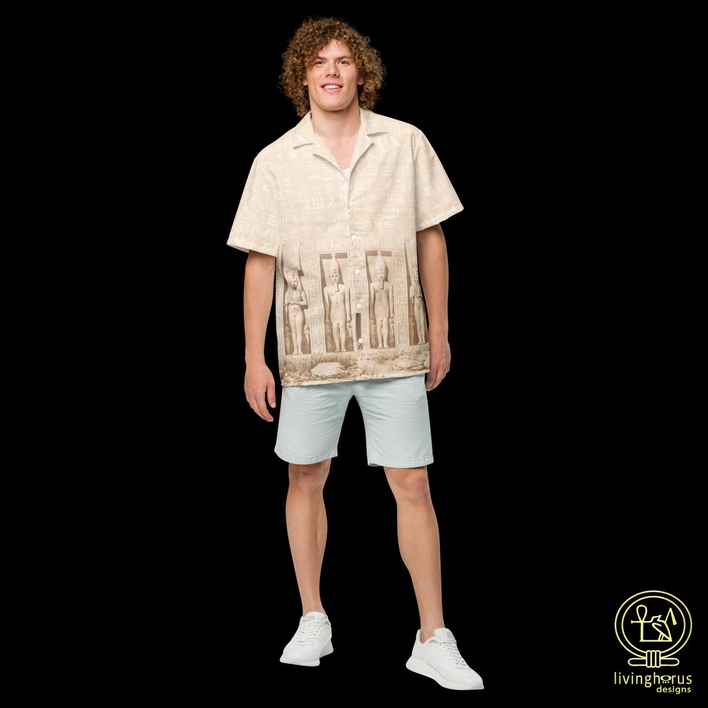 Egyptian Temple - Abu Simbel Nefertari Hawaiian Shirt