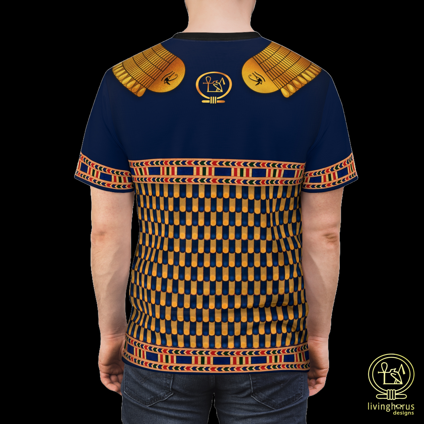 Ramses Rishi Pattern T-shirt, Navy