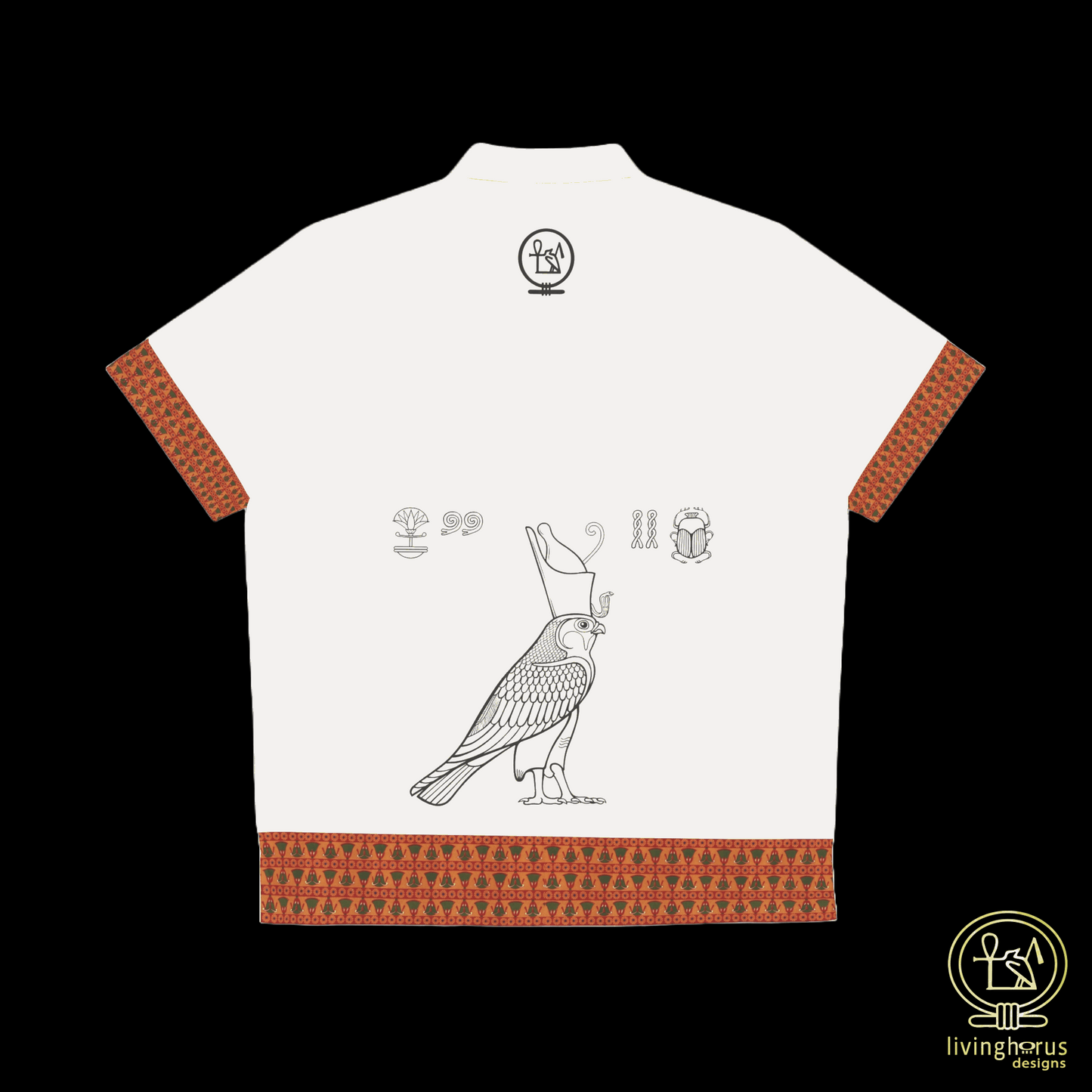 Egyptian Falcon God Horus Hawaiian Shirt