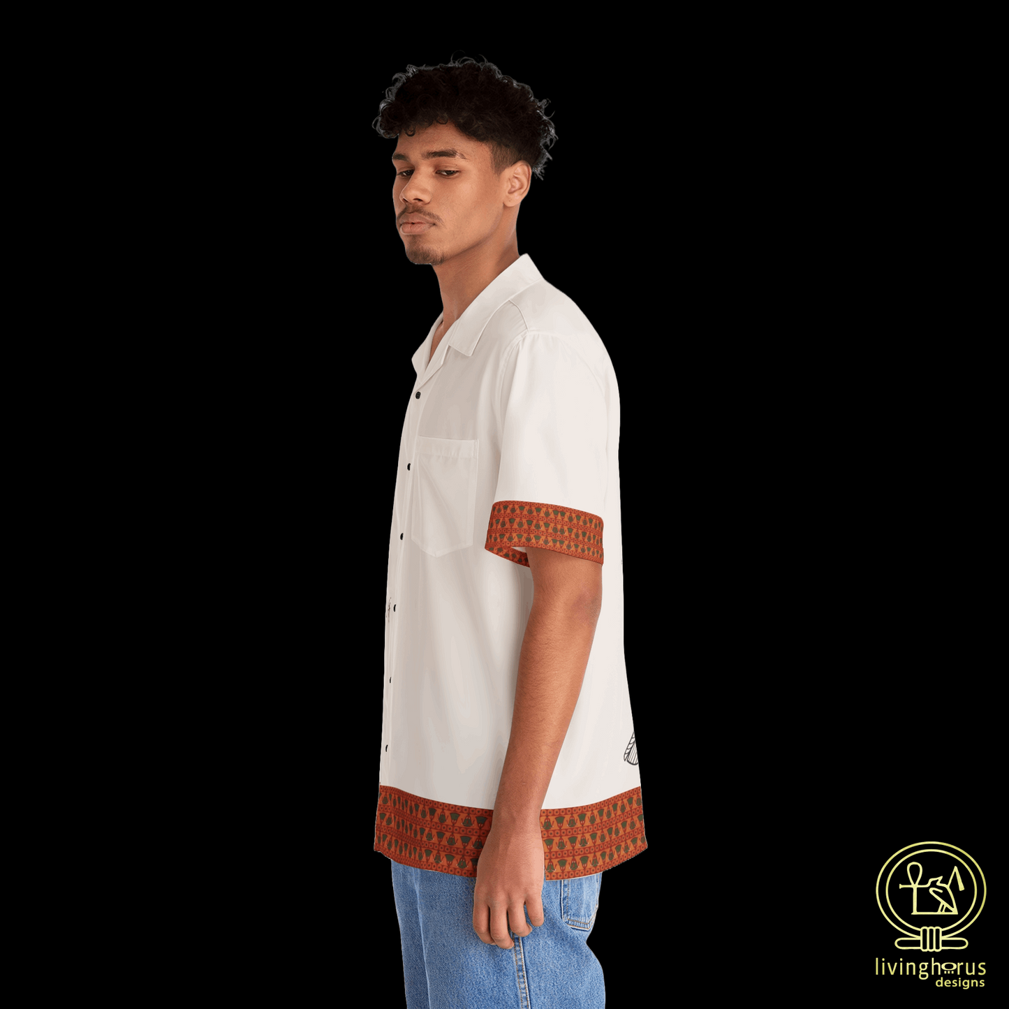 Egyptian Falcon God Horus Hawaiian Shirt