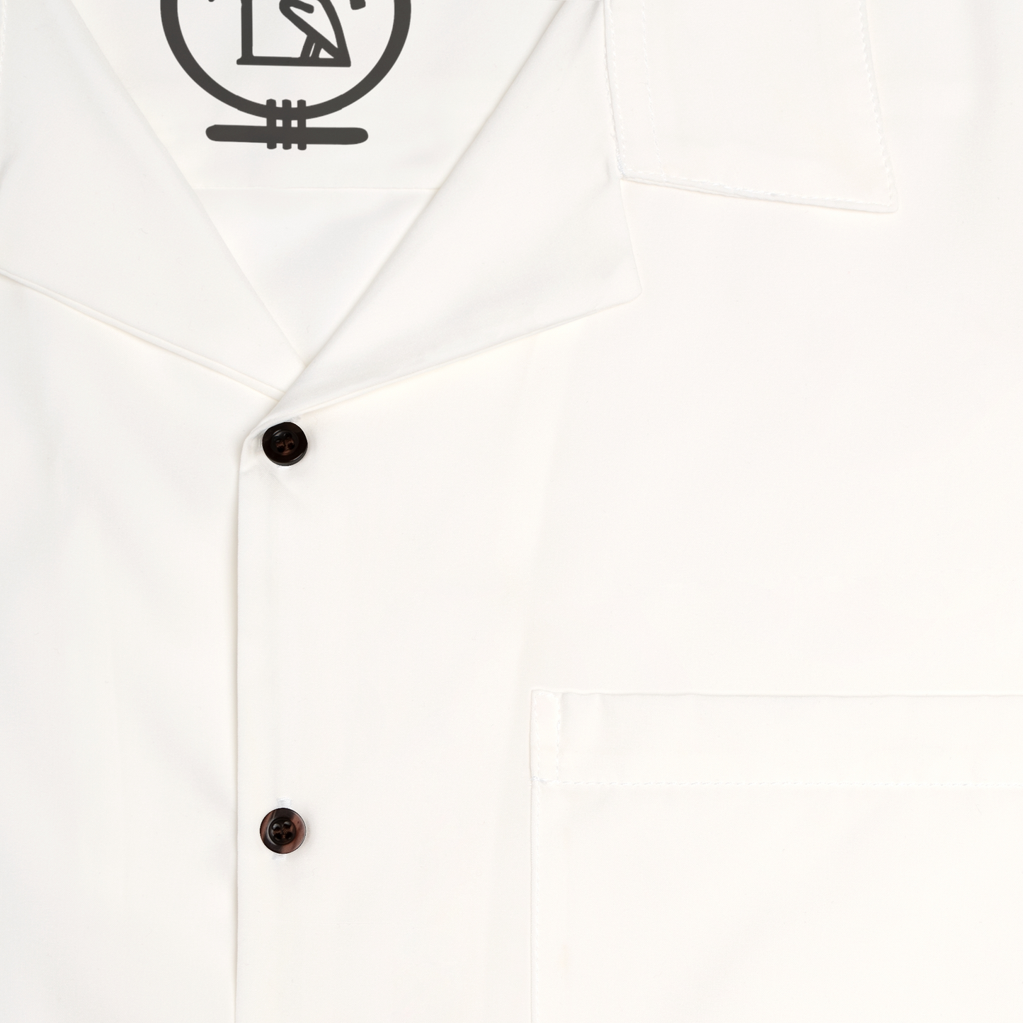 Egyptian Pharaoh Hawaiian Shirt - White