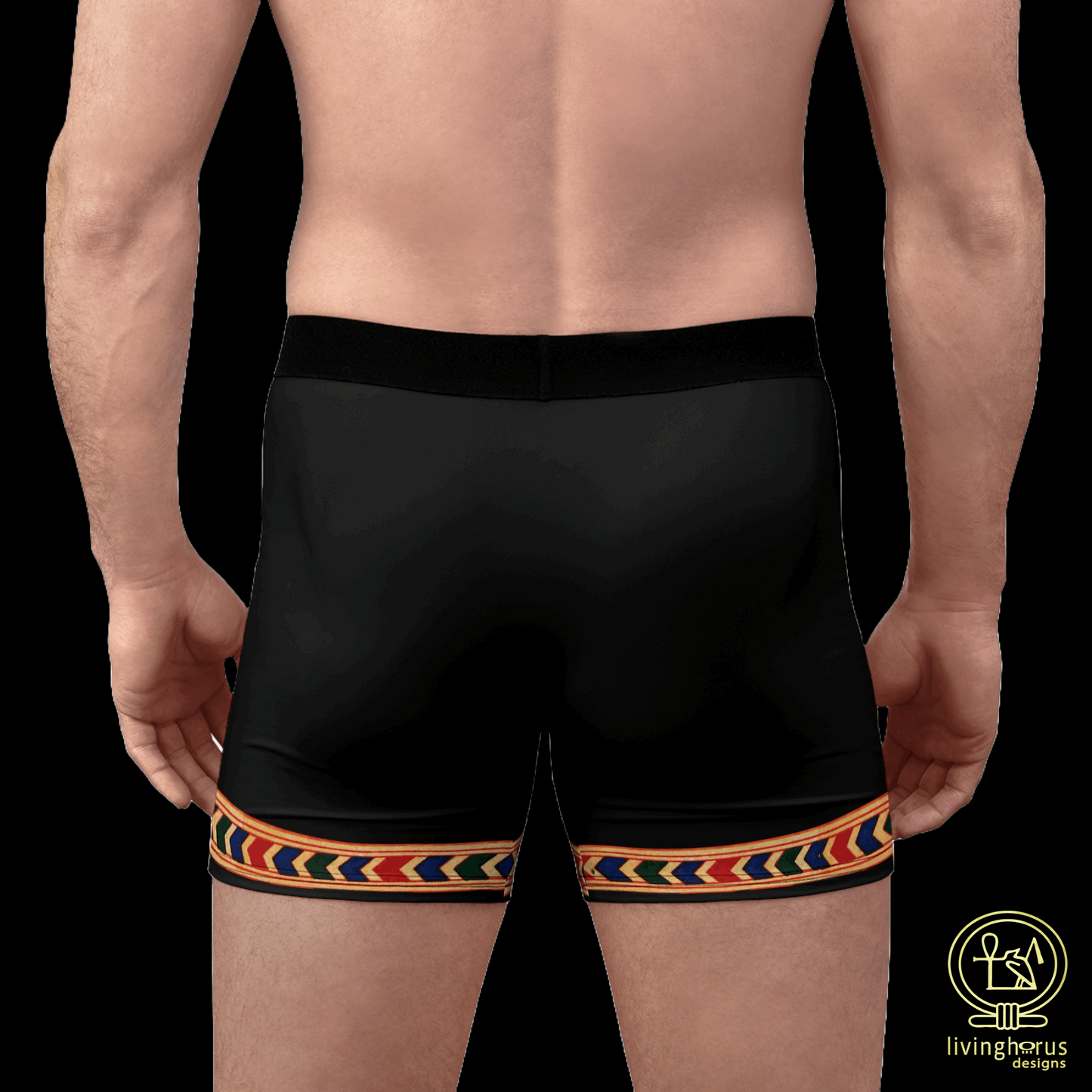 Ancient Egyptian Rishi Boxer Brief - Black