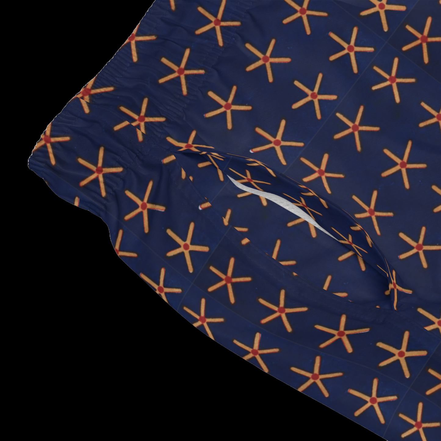 Egyptian Starry Sky Blue Swim Trunks, Swimmers, Bathers, Board Shorts