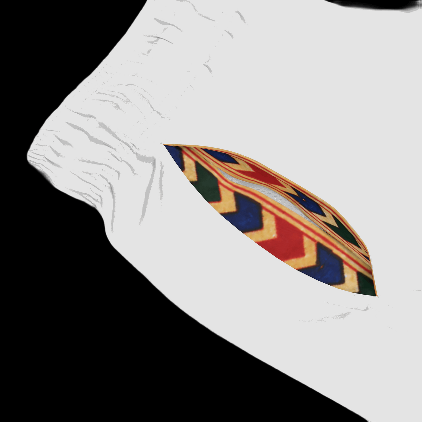 Djed Pillar Swim Trunks - White
