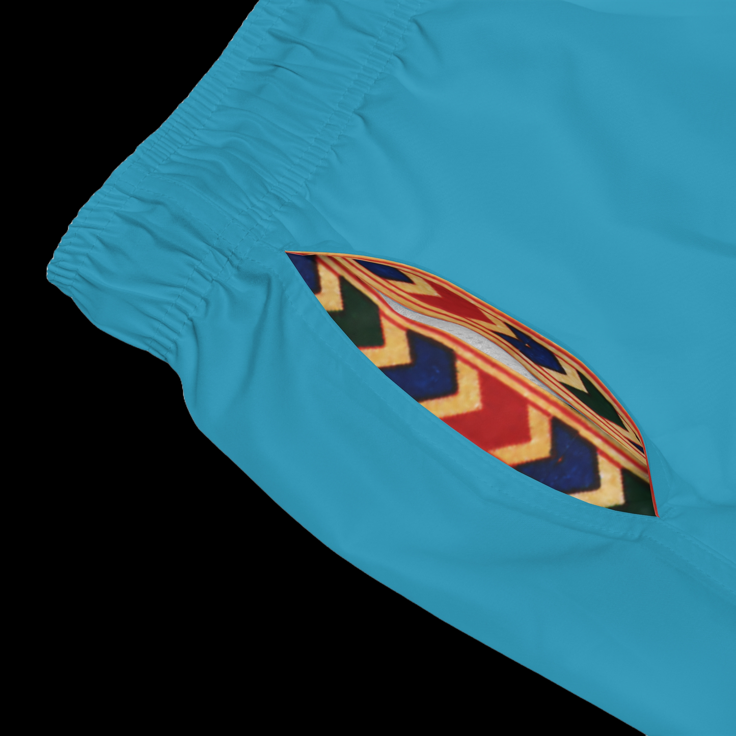Eye of Horus Swim Trunks - Light Blue