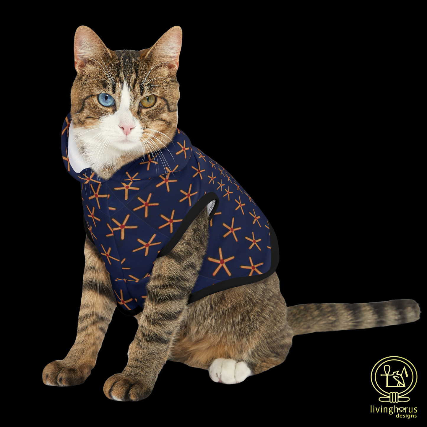 Egyptian Starry Sky Pet Hoodie