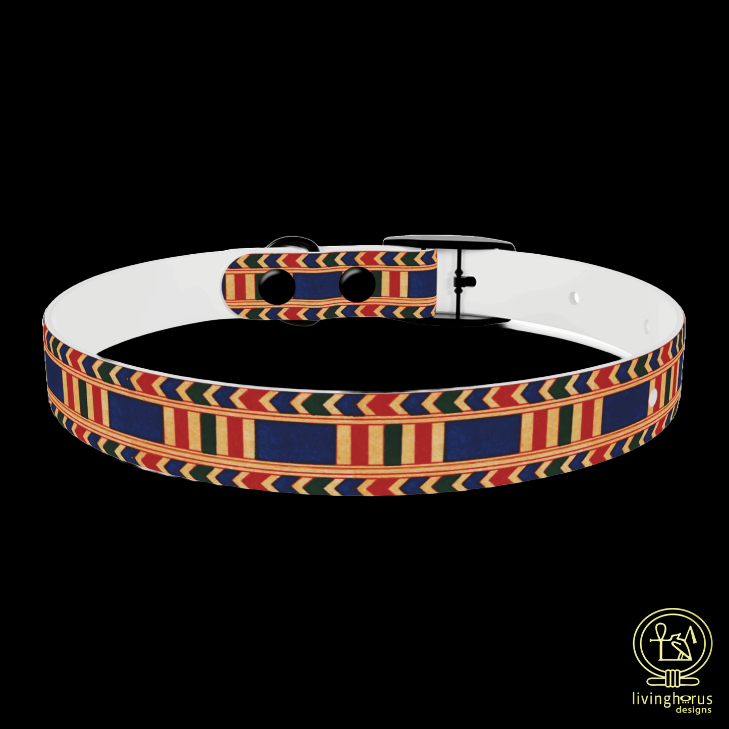 Ancient Egyptian Rishi Pattern Dog Collar