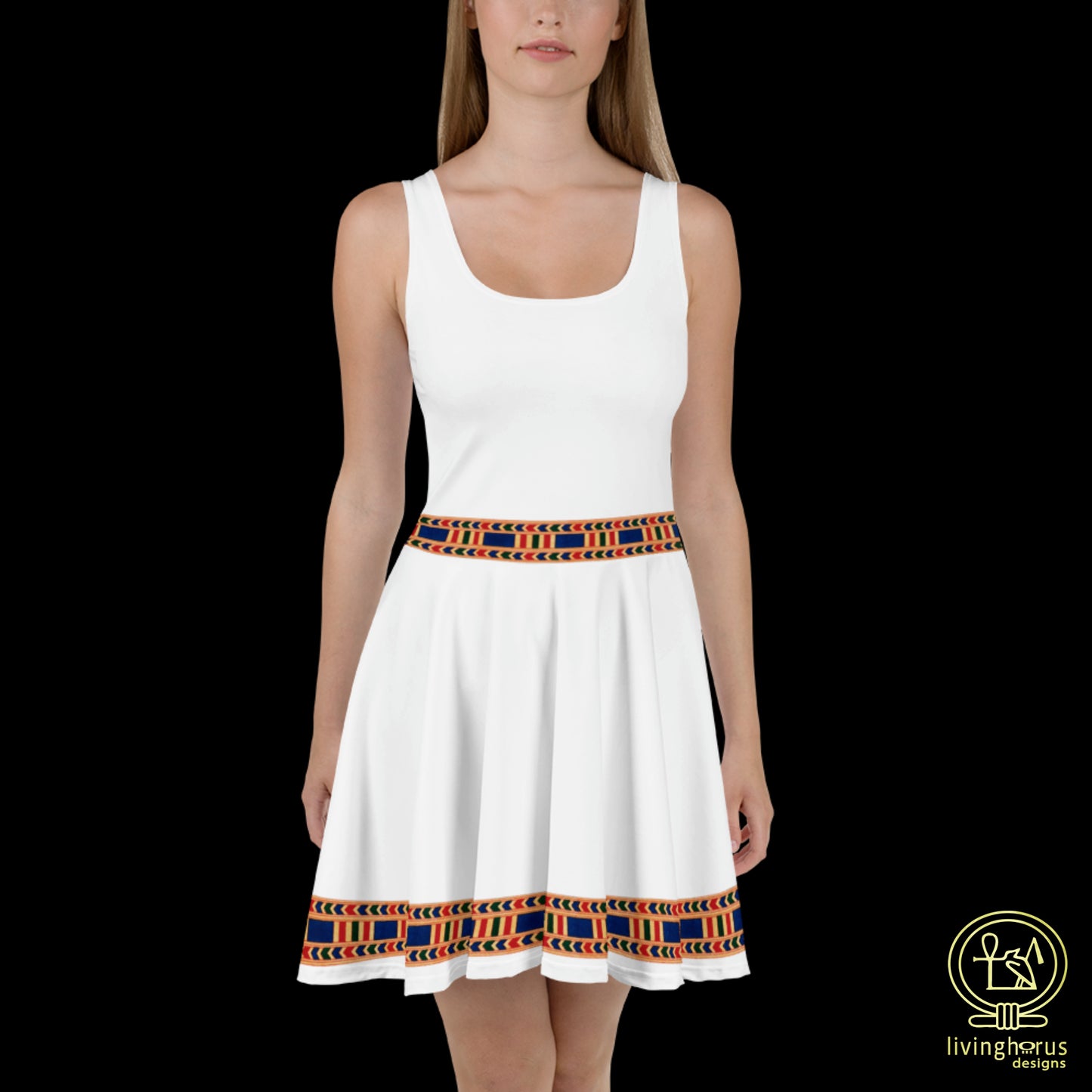 Skater Dress - White