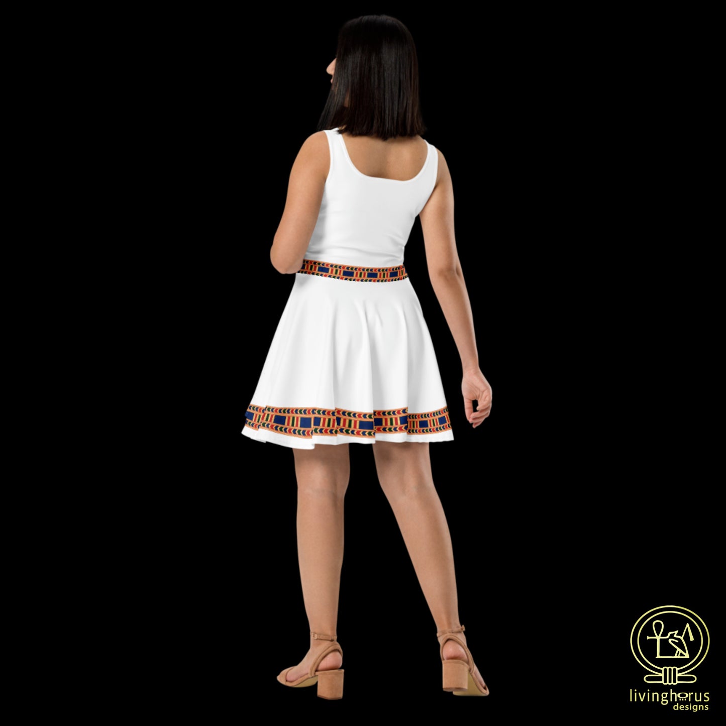 Skater Dress - White