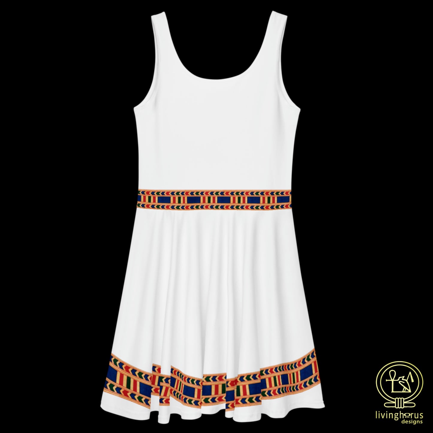 Skater Dress - White