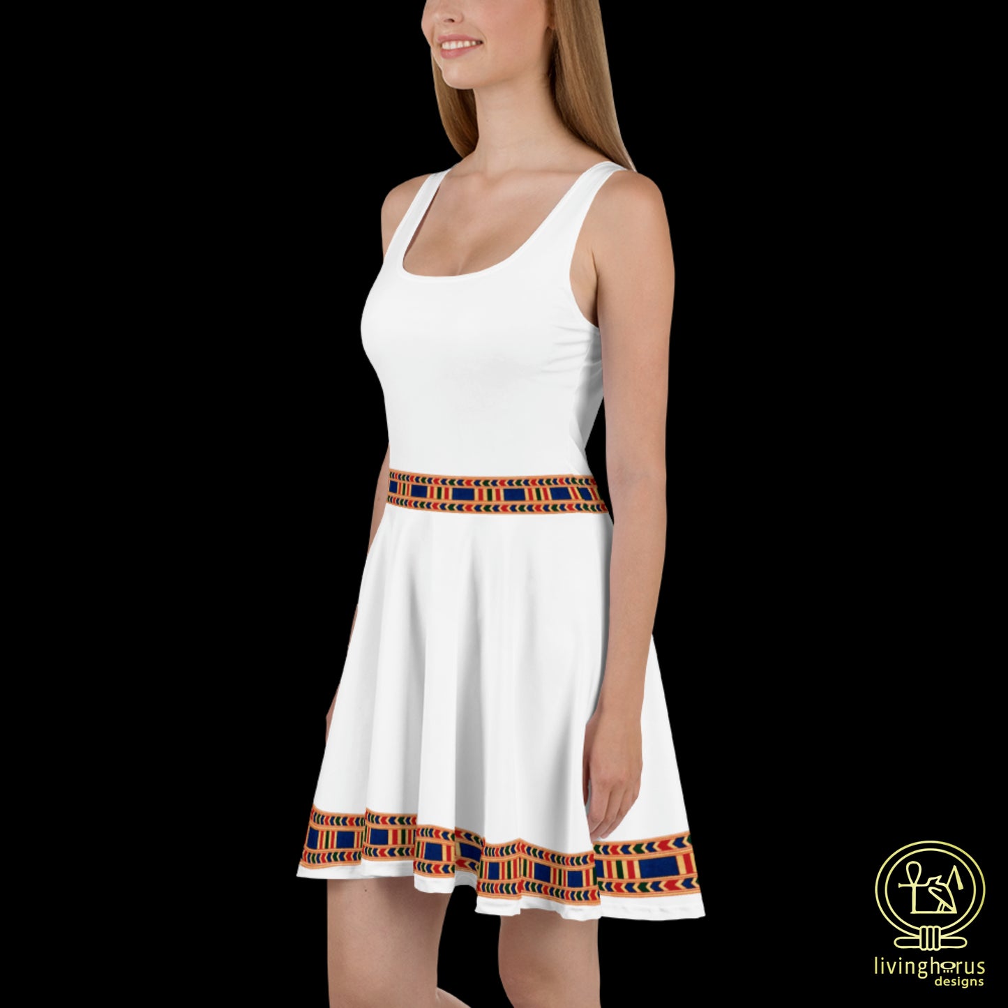 Skater Dress - White