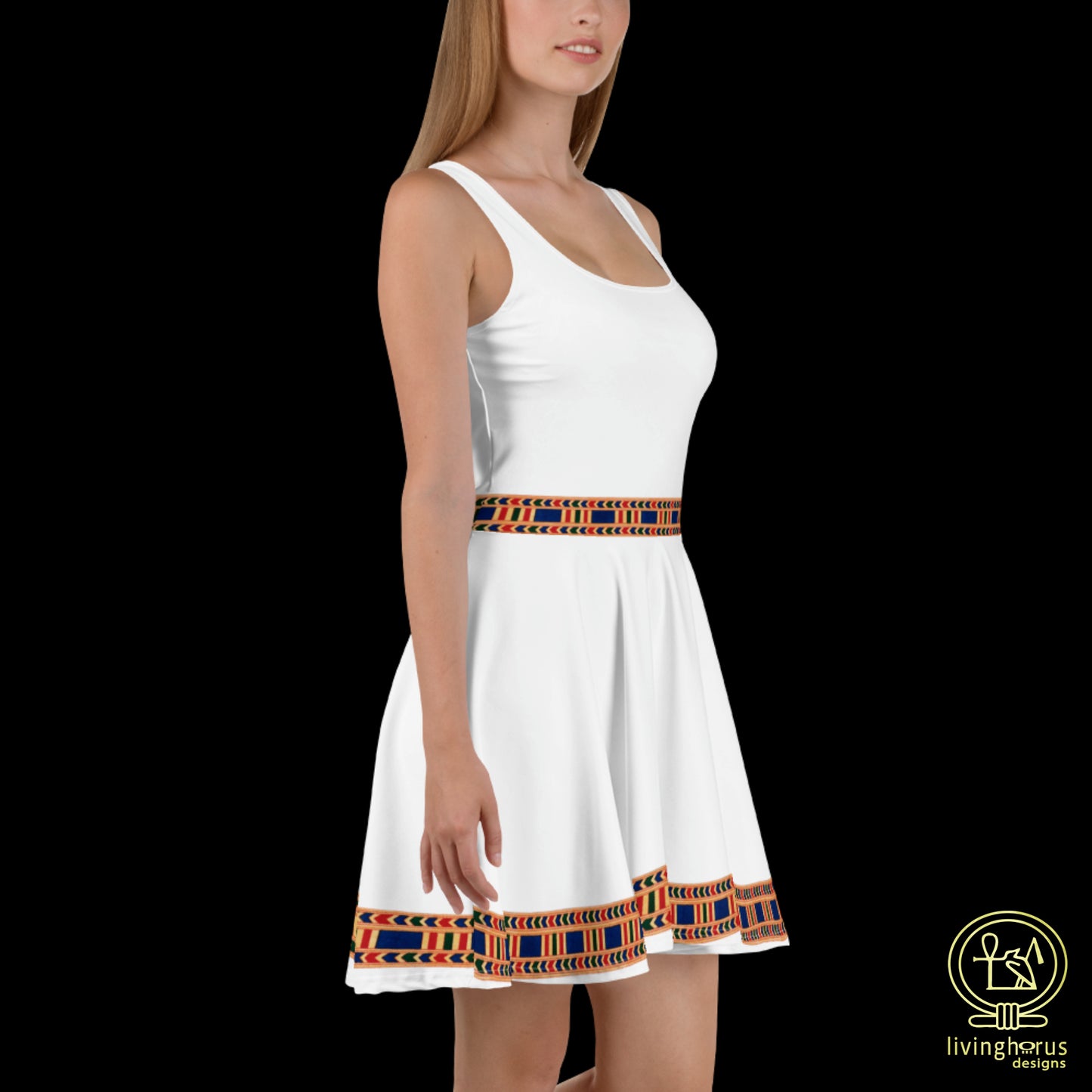Skater Dress - White