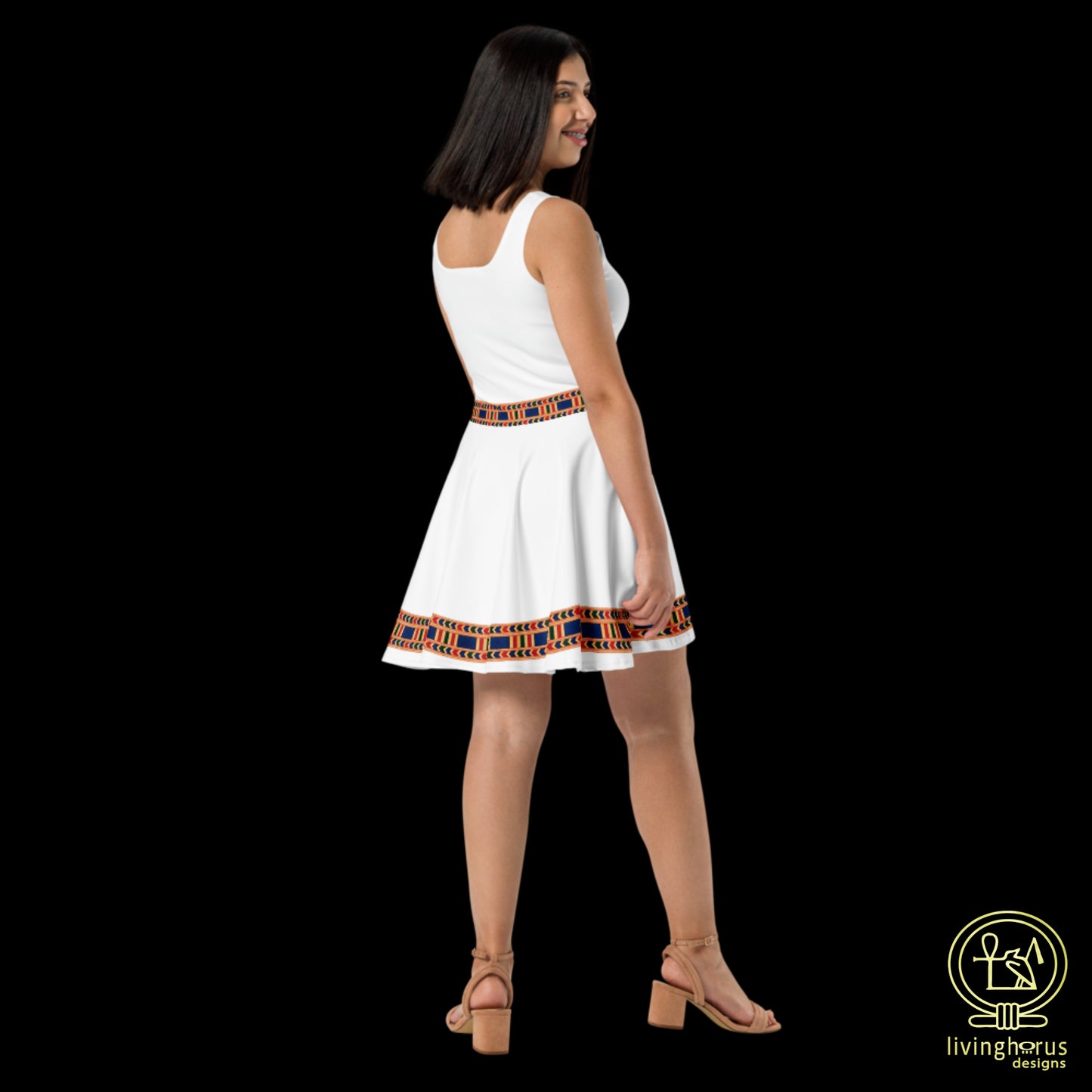 Skater Dress - White