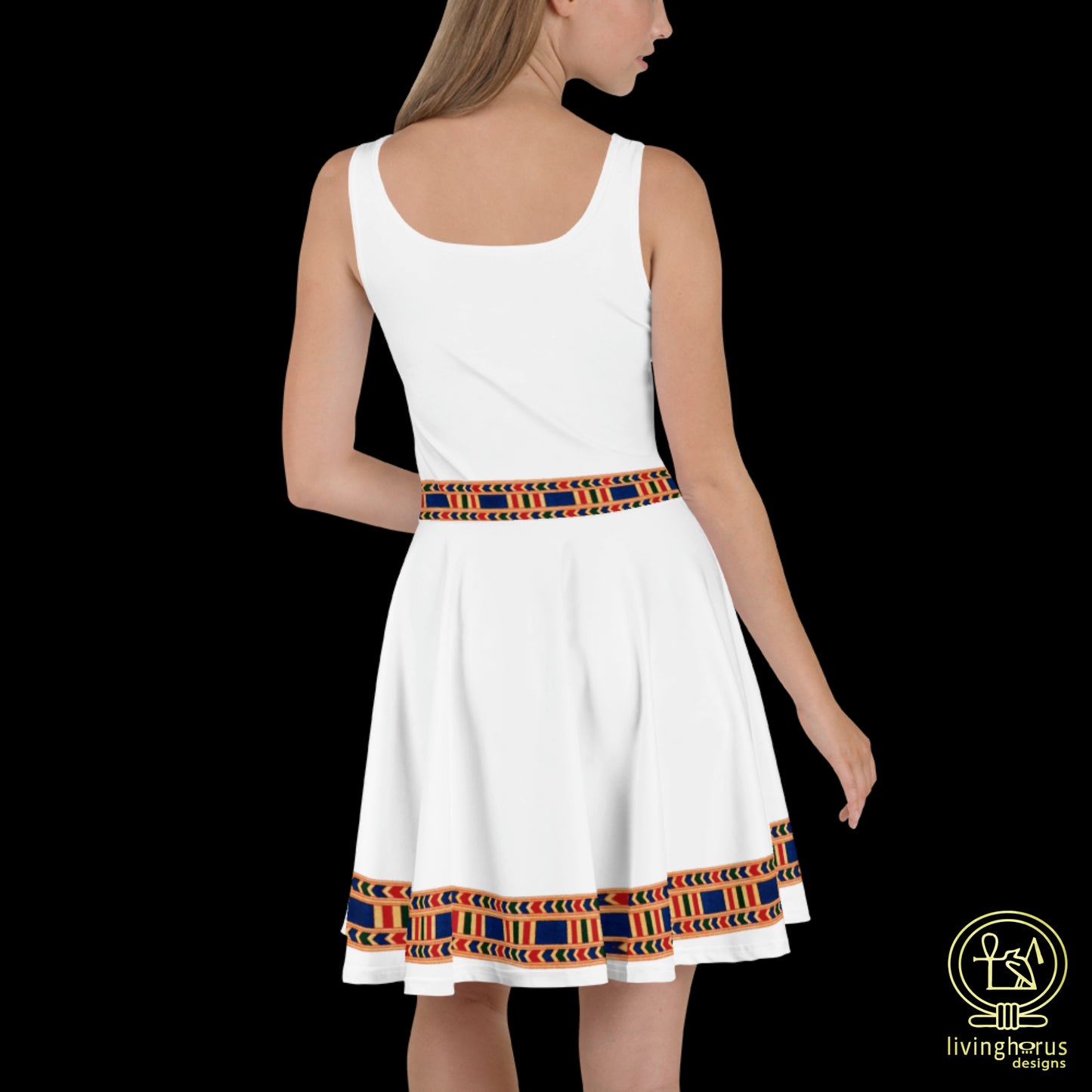 Skater Dress - White