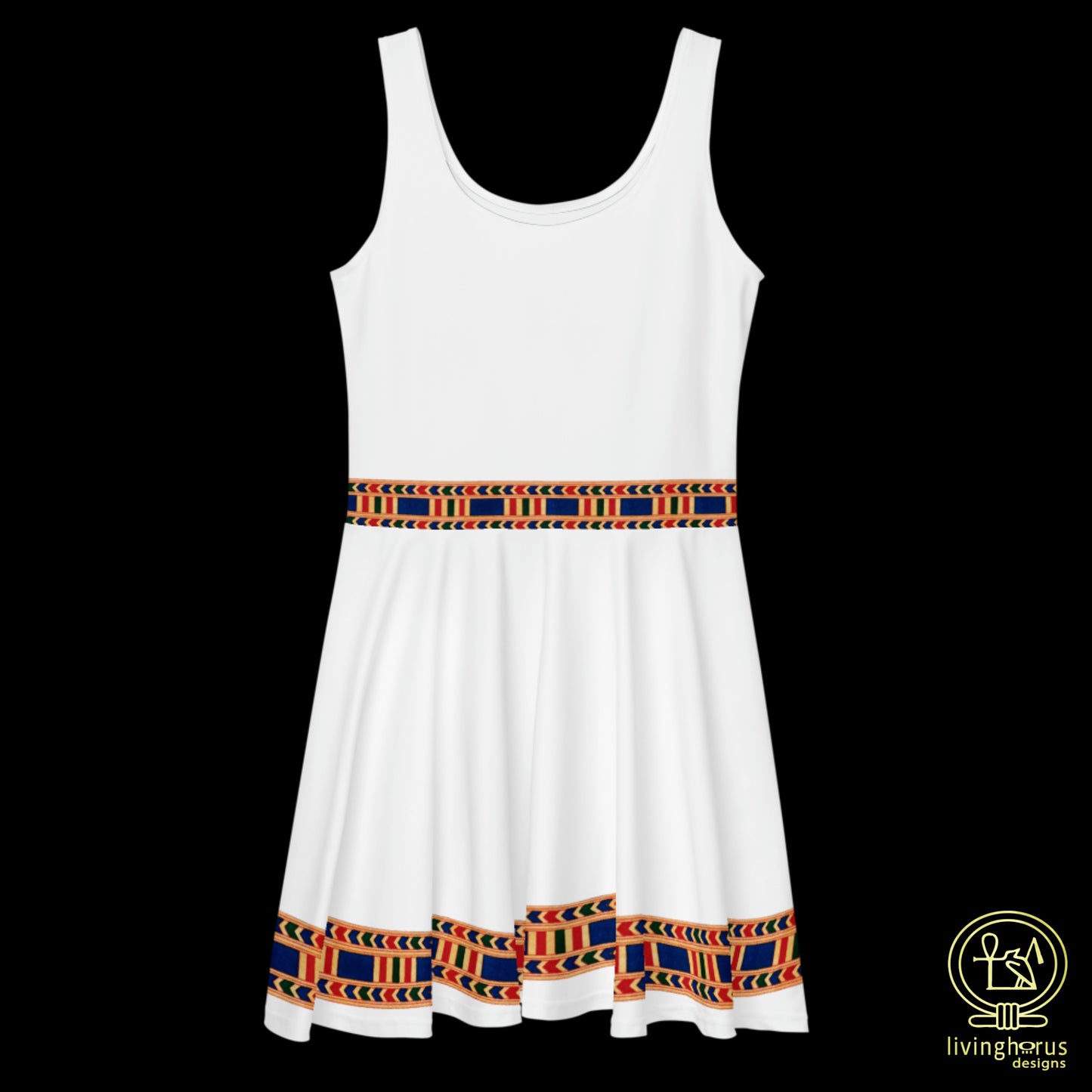 Skater Dress - White