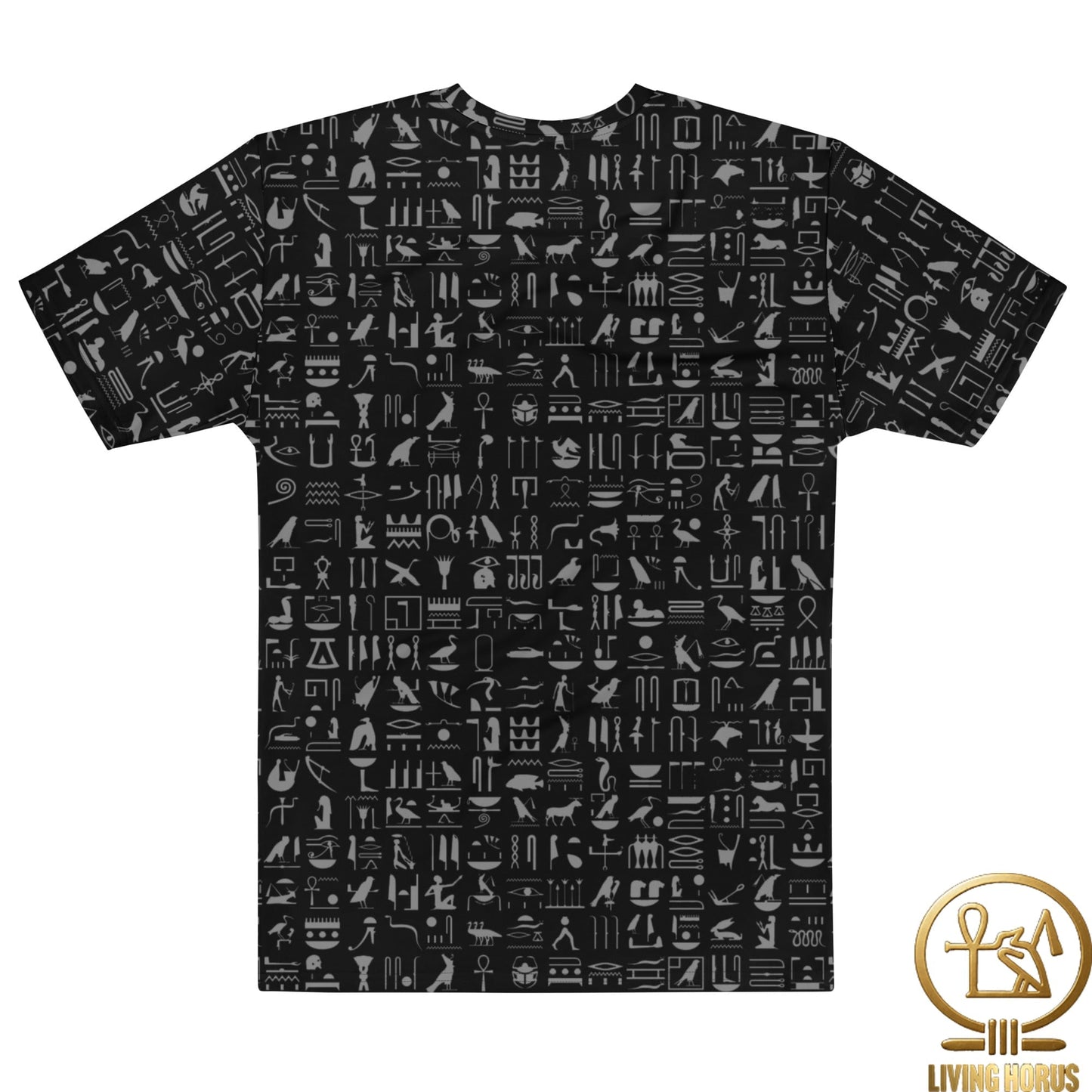 Black Hiero Men’s cotton crew neck t-shirt