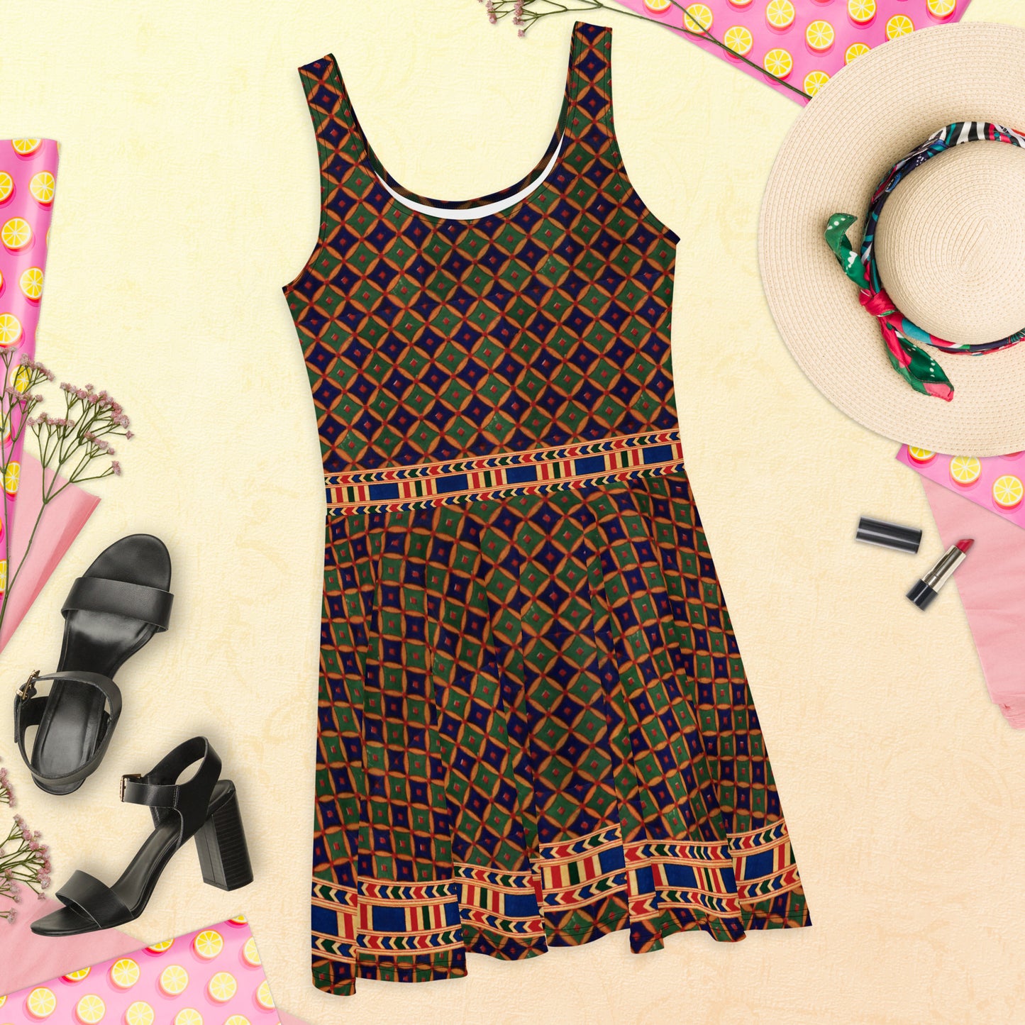 Skater Dress - Diamond