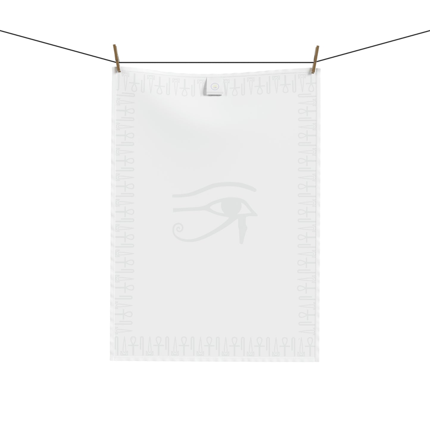 Eye of Horus White Tea & Kitchen Towel