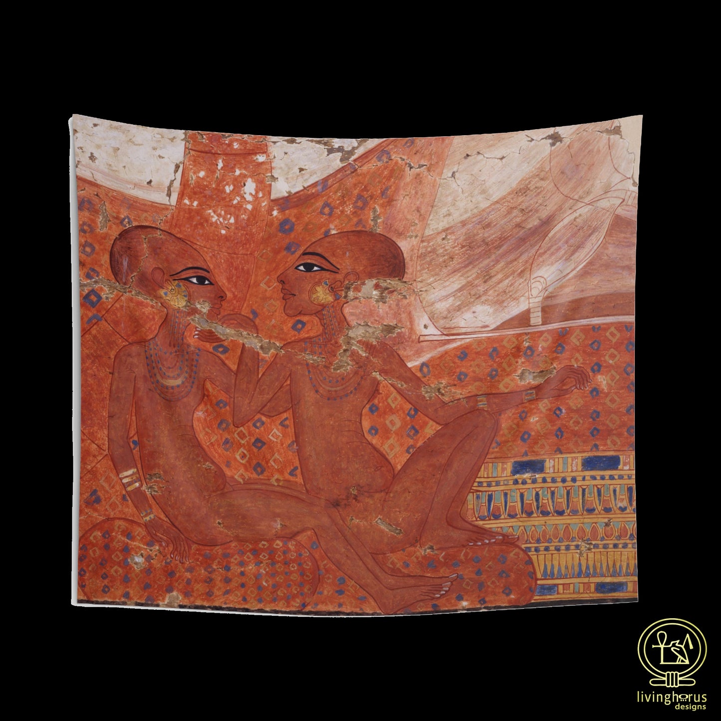 The Daughters of Akhenaten and Nefertiti Wall Tapestry