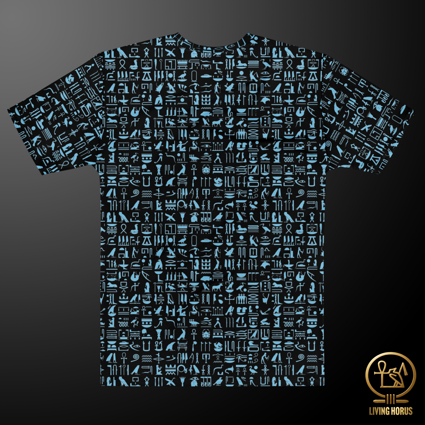 Blue/Black Hieroglyph Tee