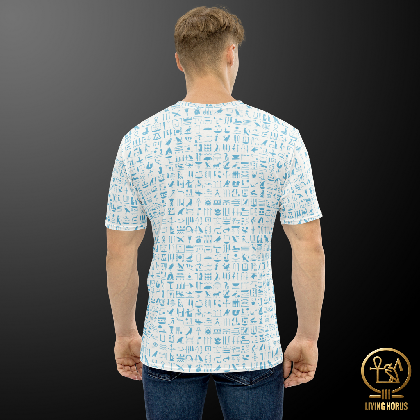 Blue Hieroglyph T-Shirt