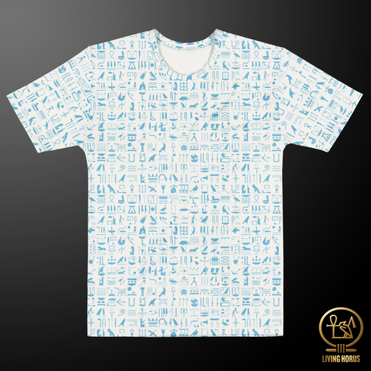 Blue Hieroglyph T-Shirt