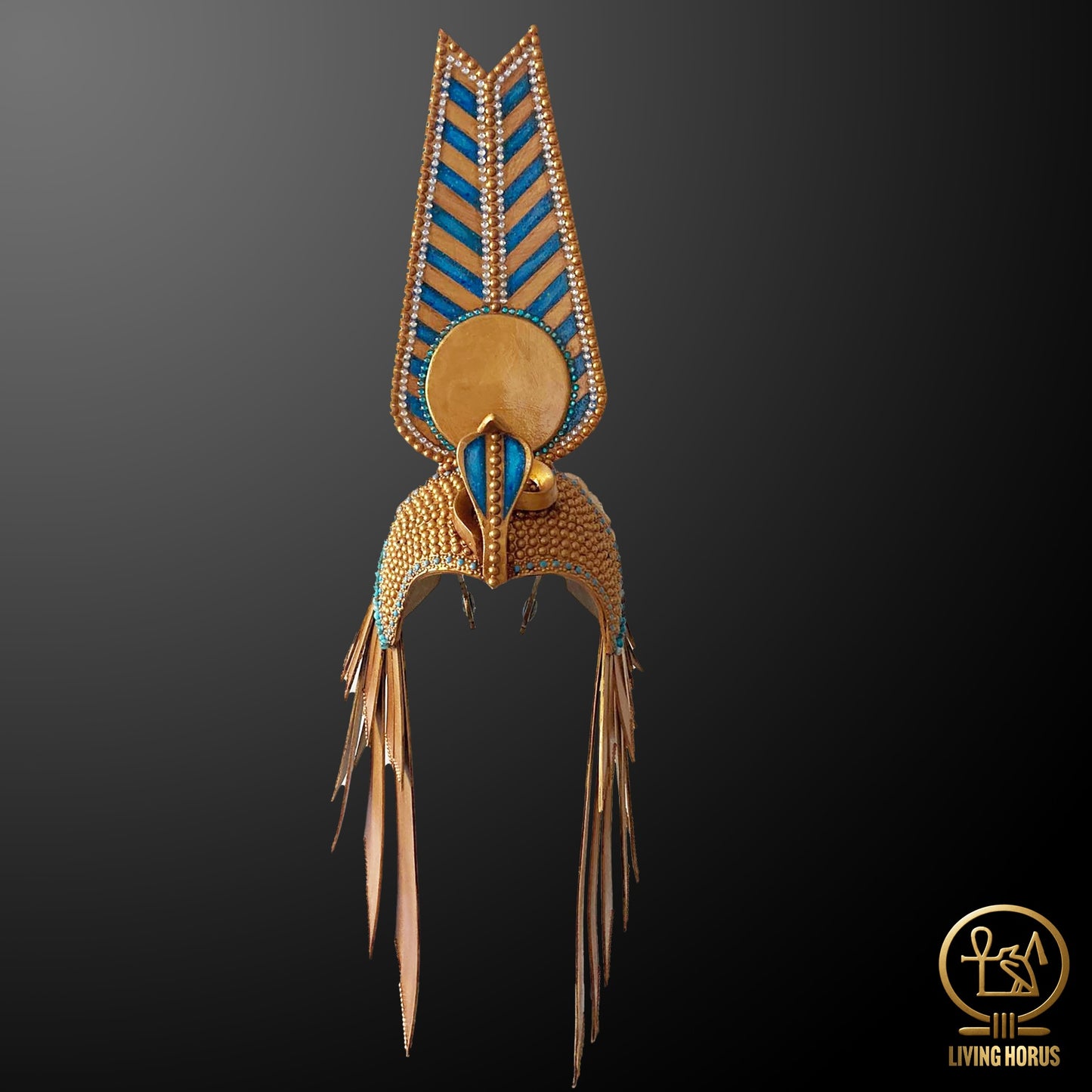 Handcrafted Ancient Egyptian Crown of Cleopatra Replica - Regal Costume Accessory